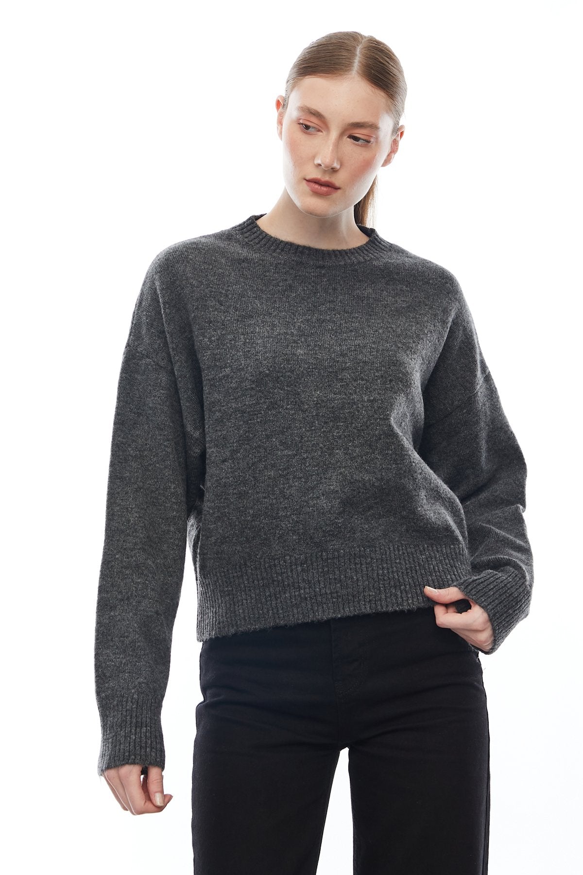 Women's Crew Neck Knitwear Sweater