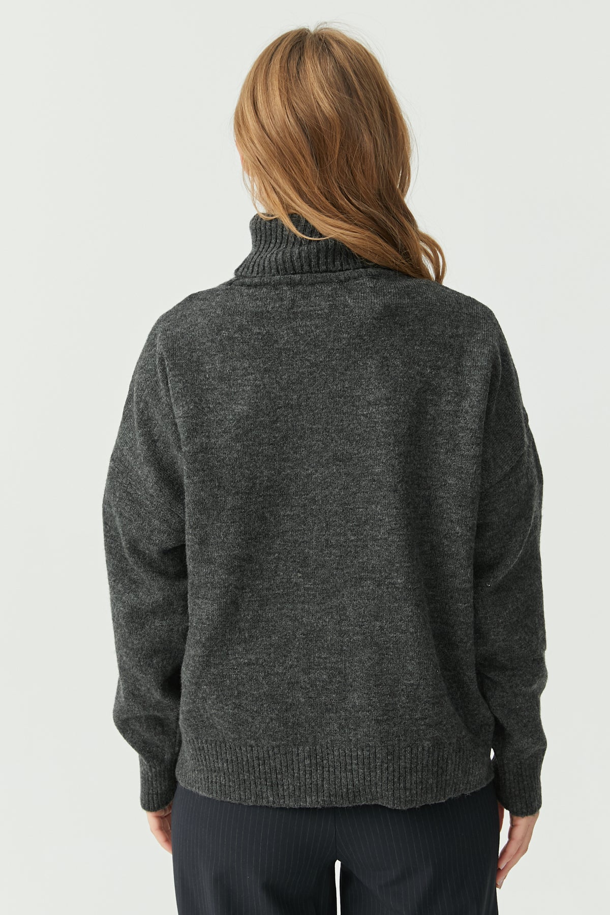 Women's Oversize Turtleneck Knitwear Sweater