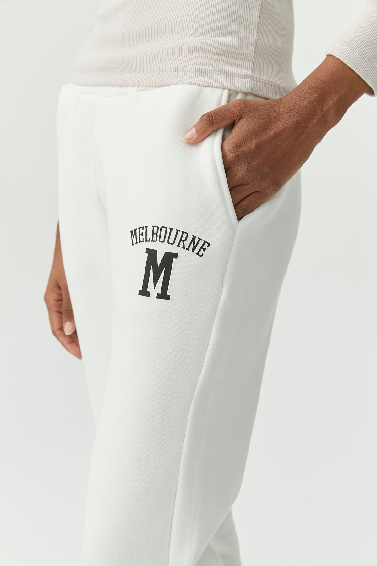Women's Printed Detailed Sweat Bottom