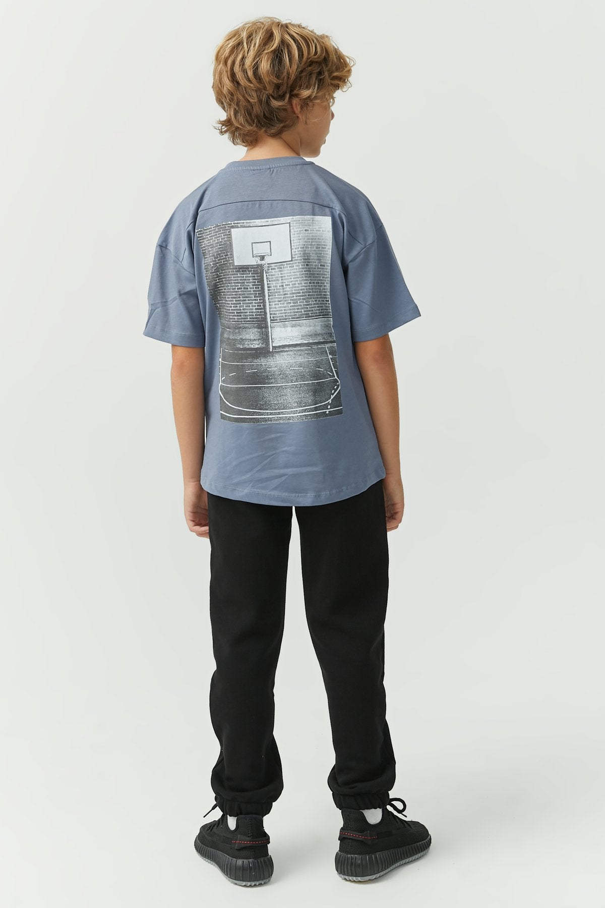 Boys' Tie Detail Sweat Bottom