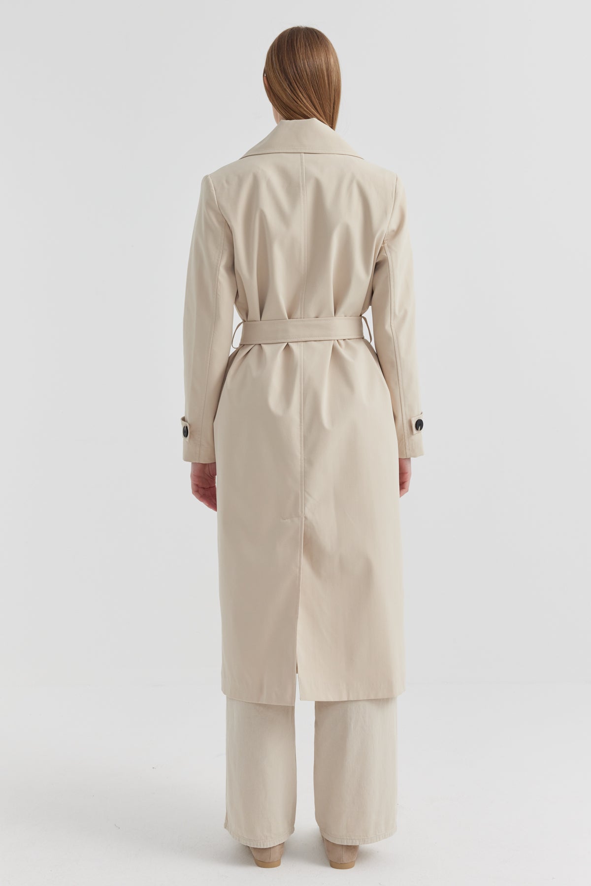 Women's Belted Trench Coat