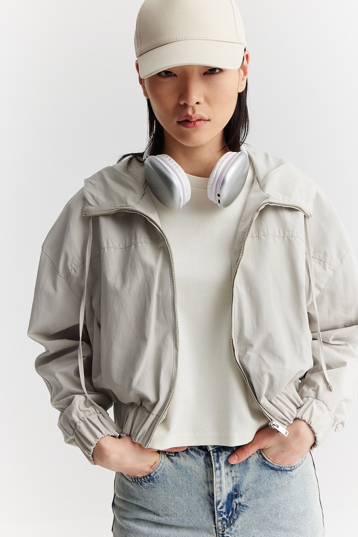 Women's Hooded Thin Coat