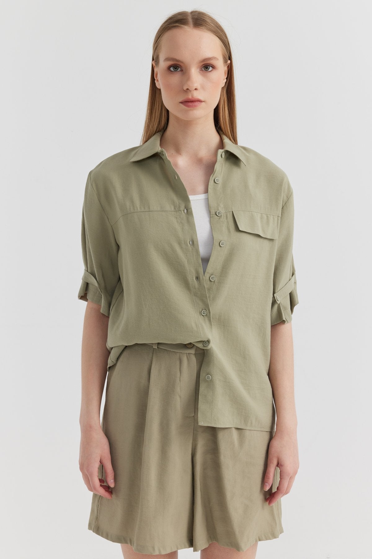 Women's Sleeve Detailed Shirt