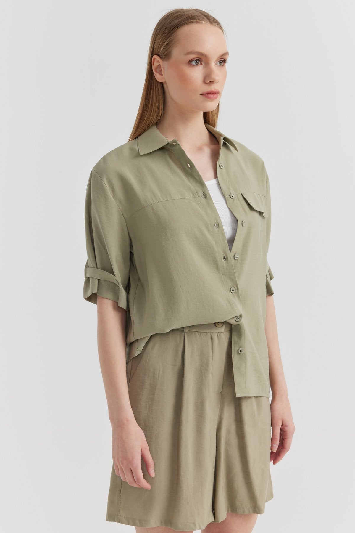 Women's Sleeve Detailed Shirt