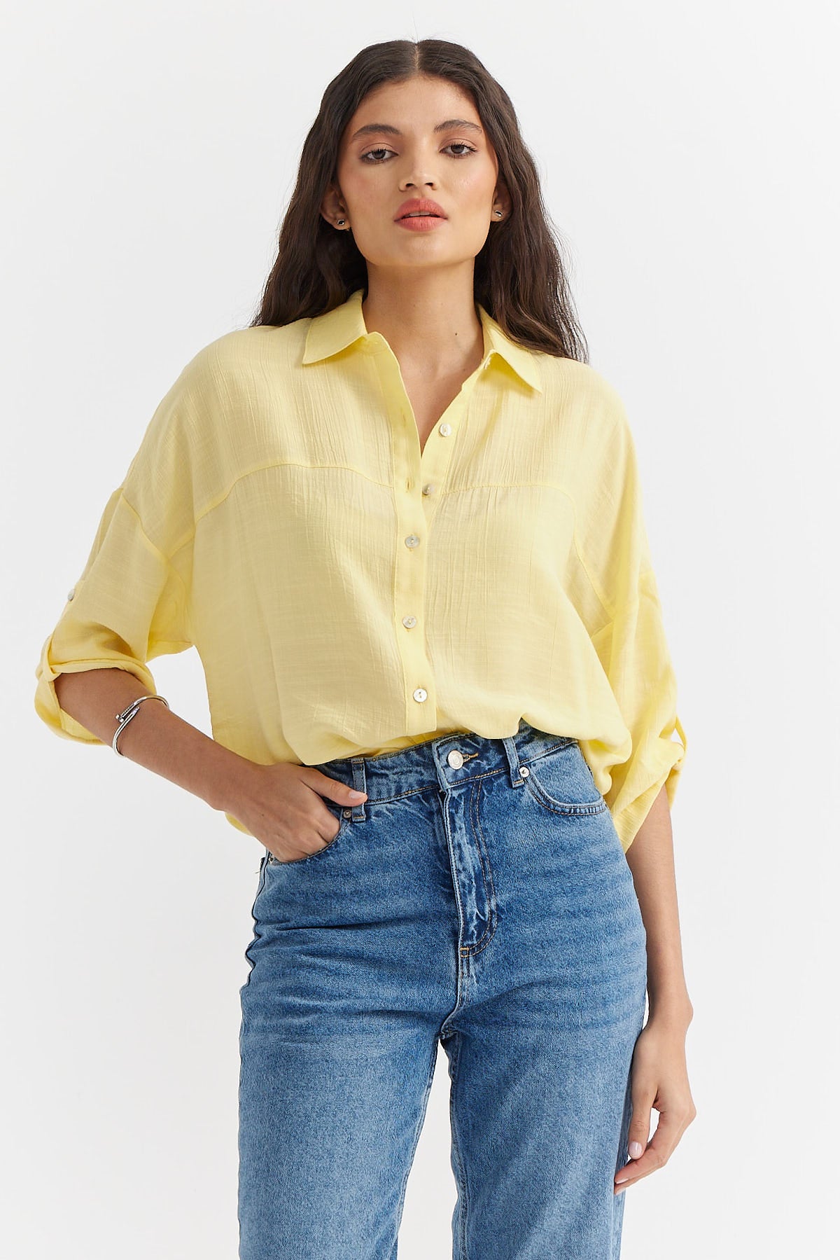 Women's Fine Stitch Detailed Shirt