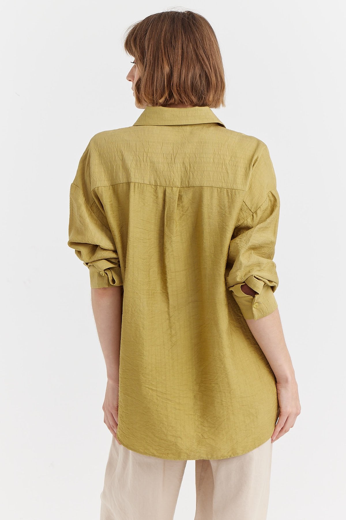 Women's Textured Oversize Shirt