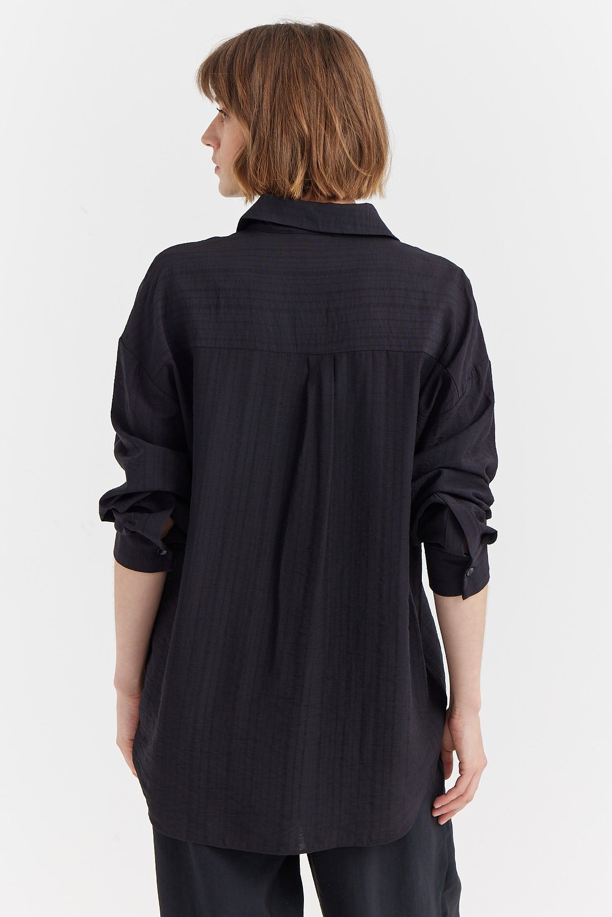 Women's Textured Oversize Shirt