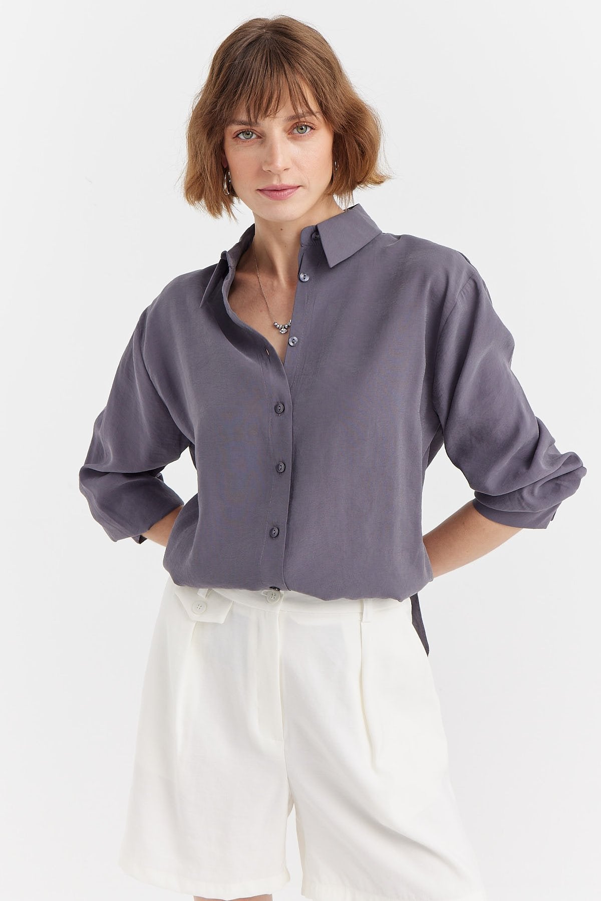 Women's Soft Texture Basic Shirt