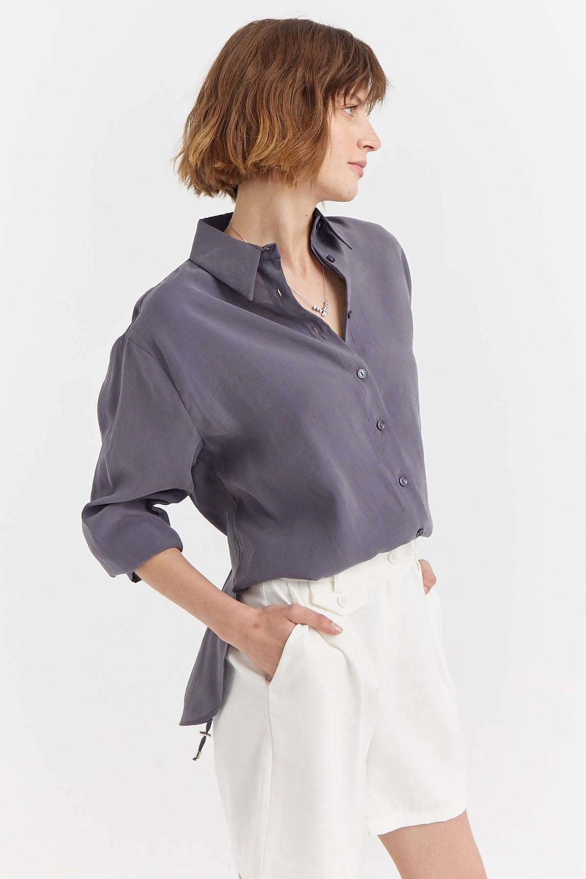 Women's Soft Texture Basic Shirt