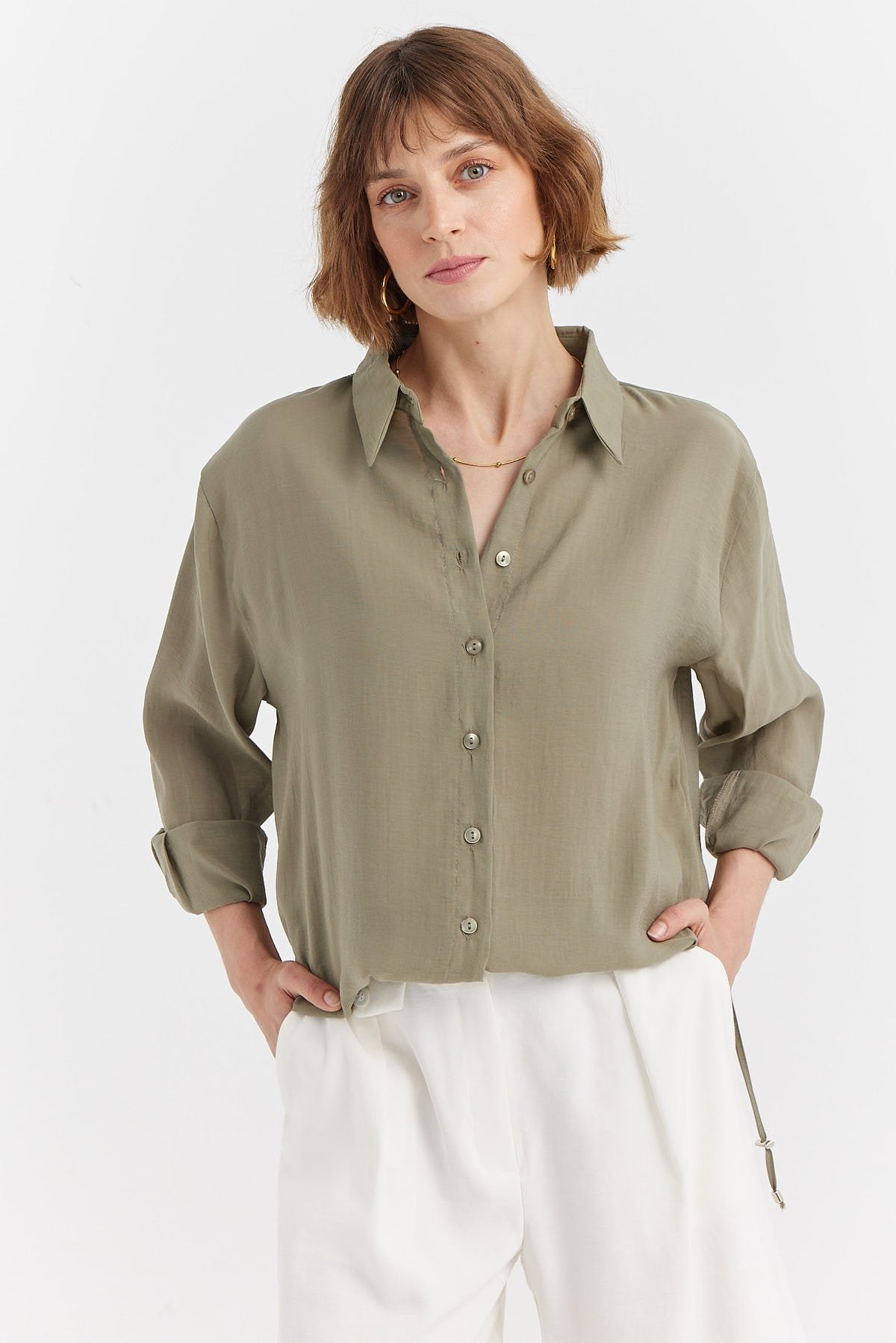 Women's Soft Texture Basic Shirt
