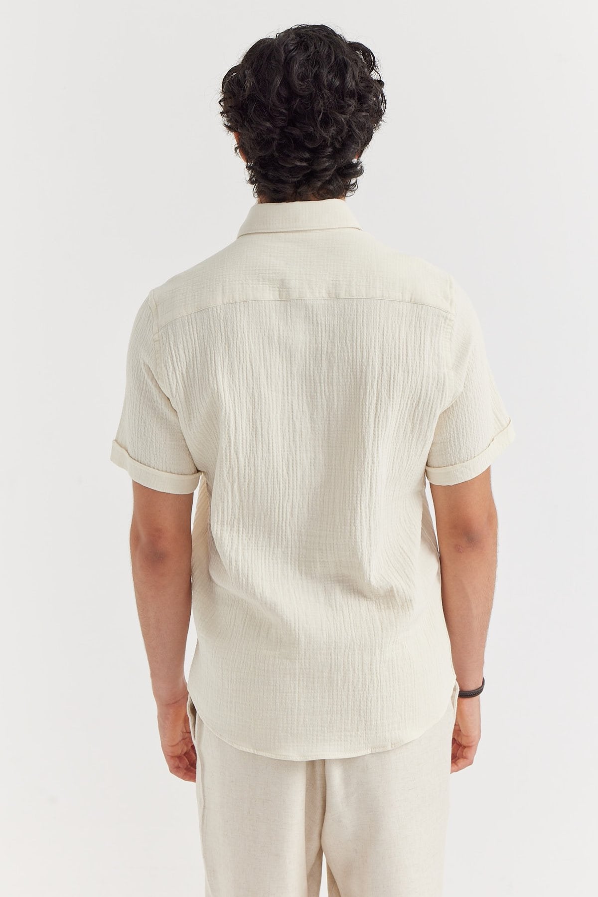 Men's Regular Textured Shirt