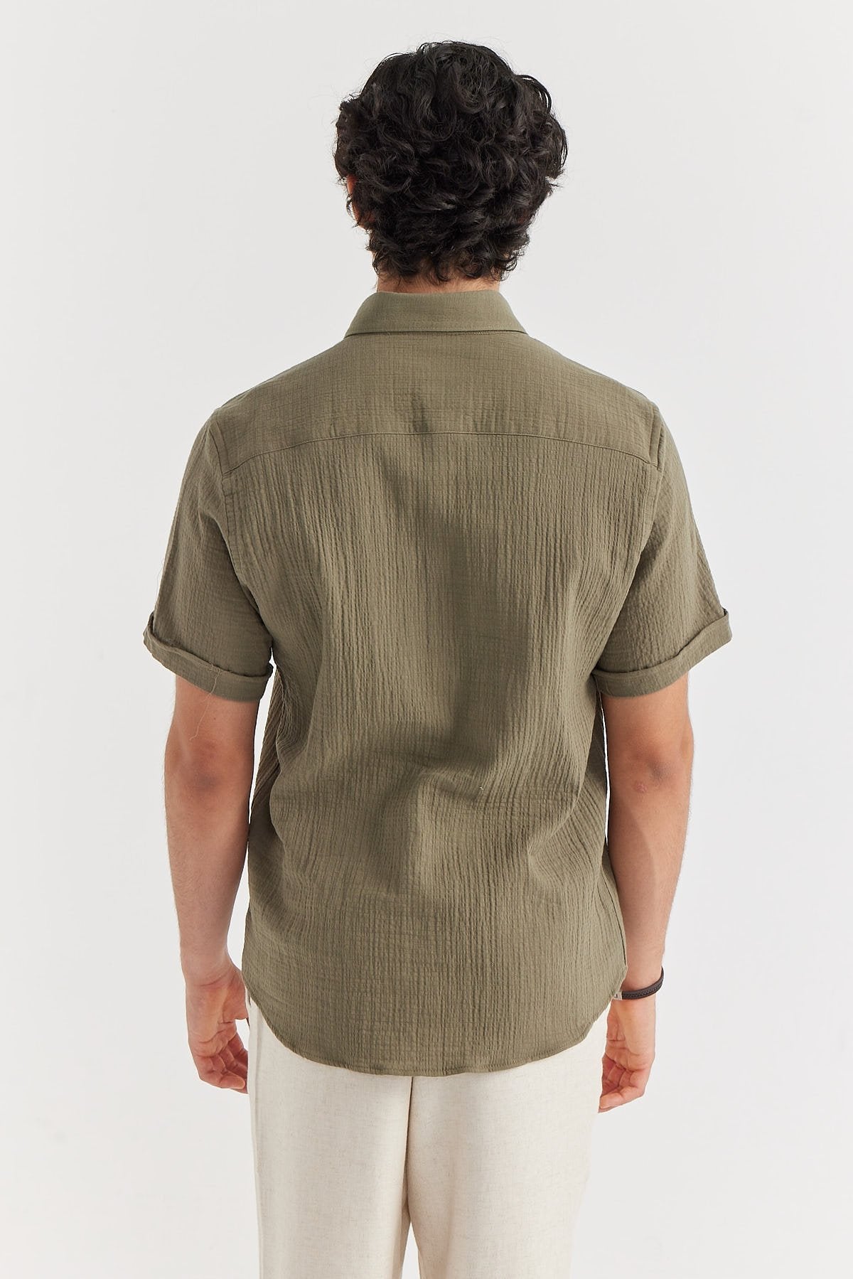 Men's Regular Textured Shirt
