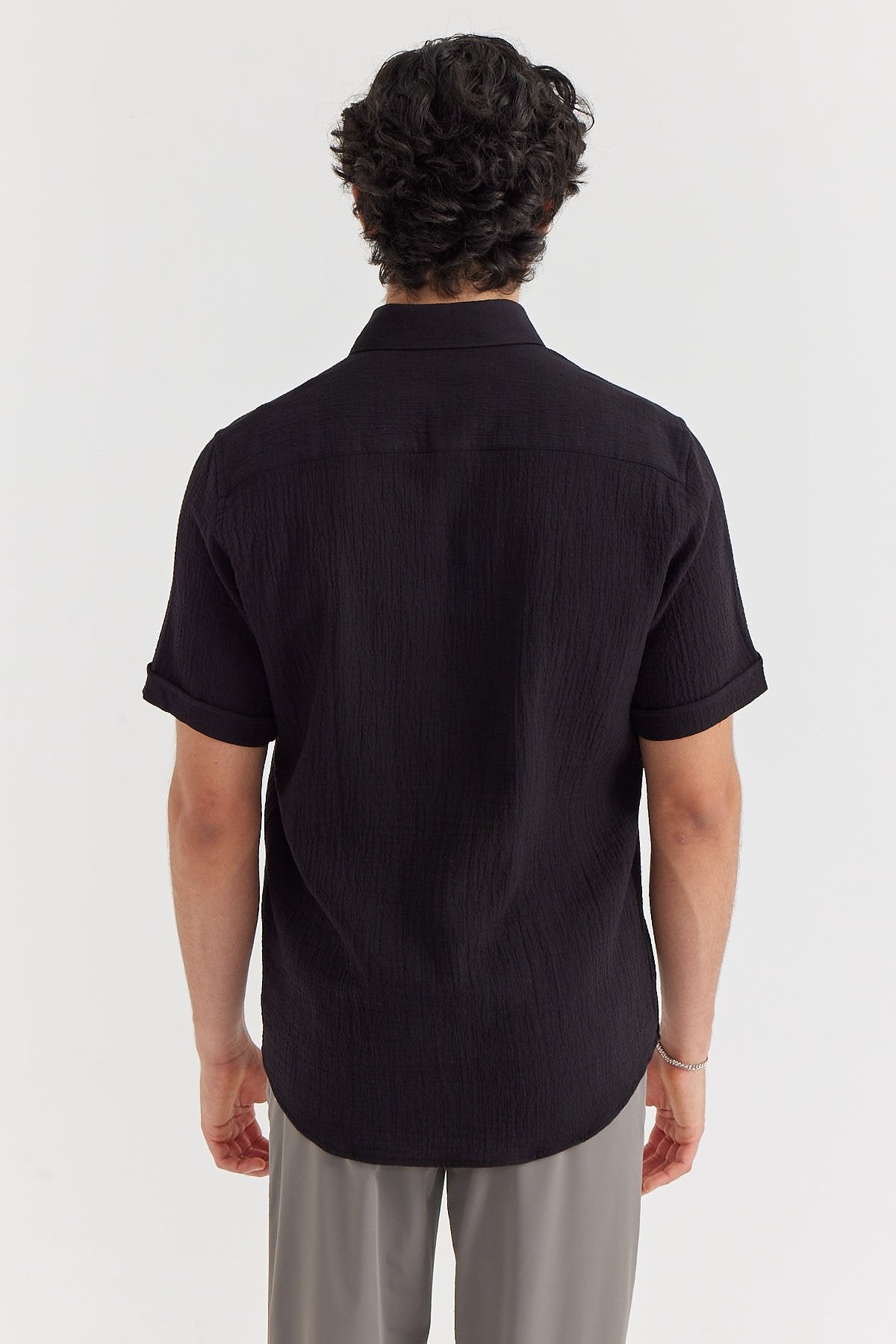 Men's Regular Textured Shirt
