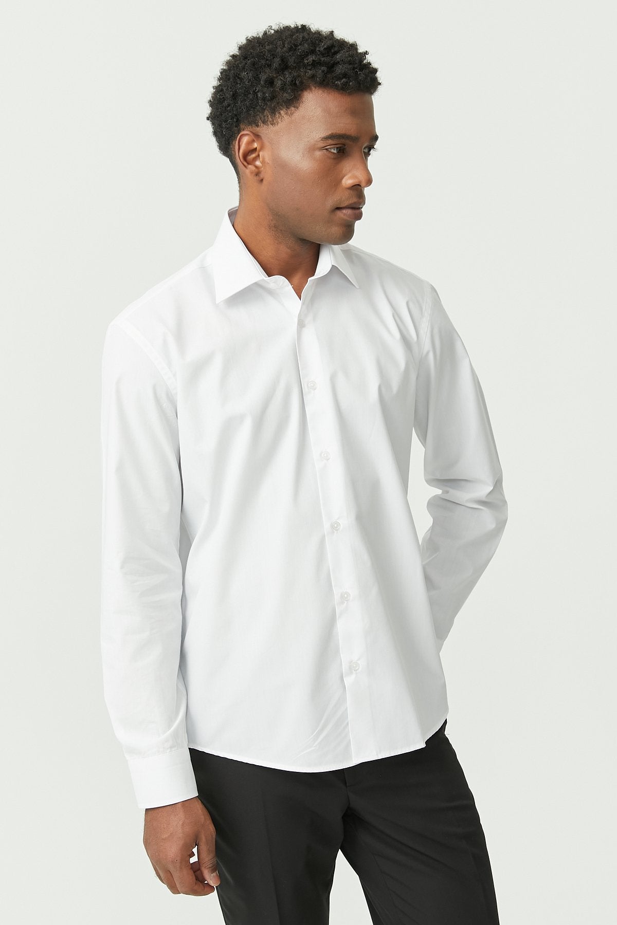 Regular Solid Color Shirt
