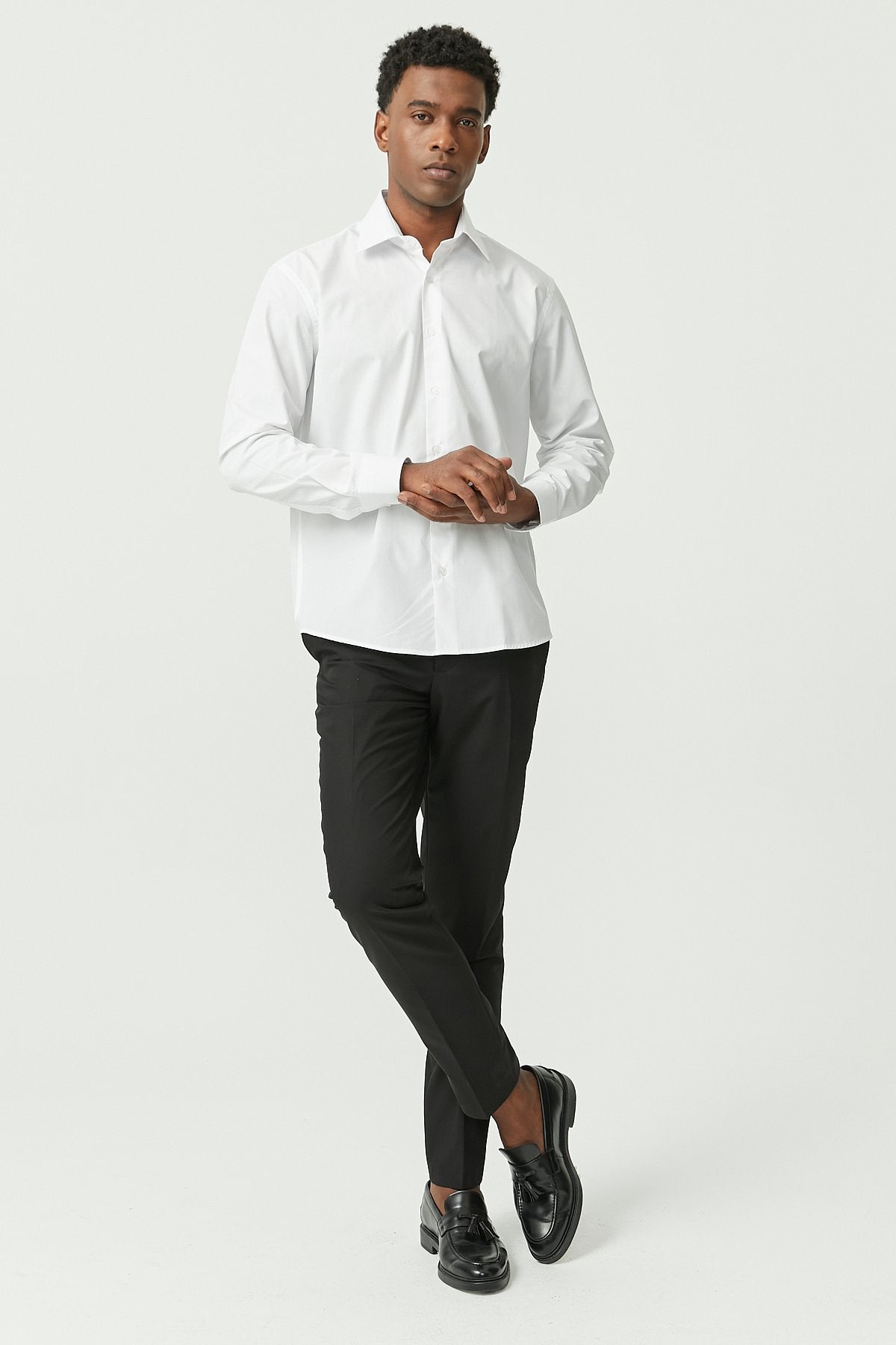 Regular Solid Color Shirt