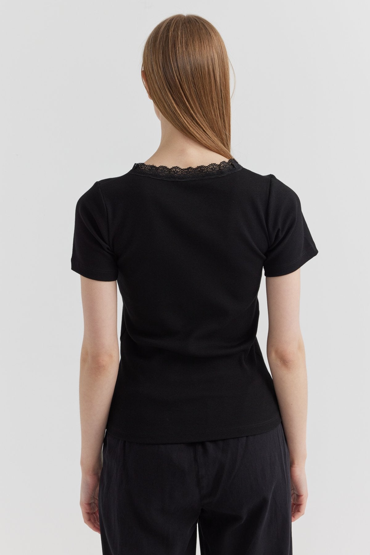Women's Lace Detailed Collar Blouse
