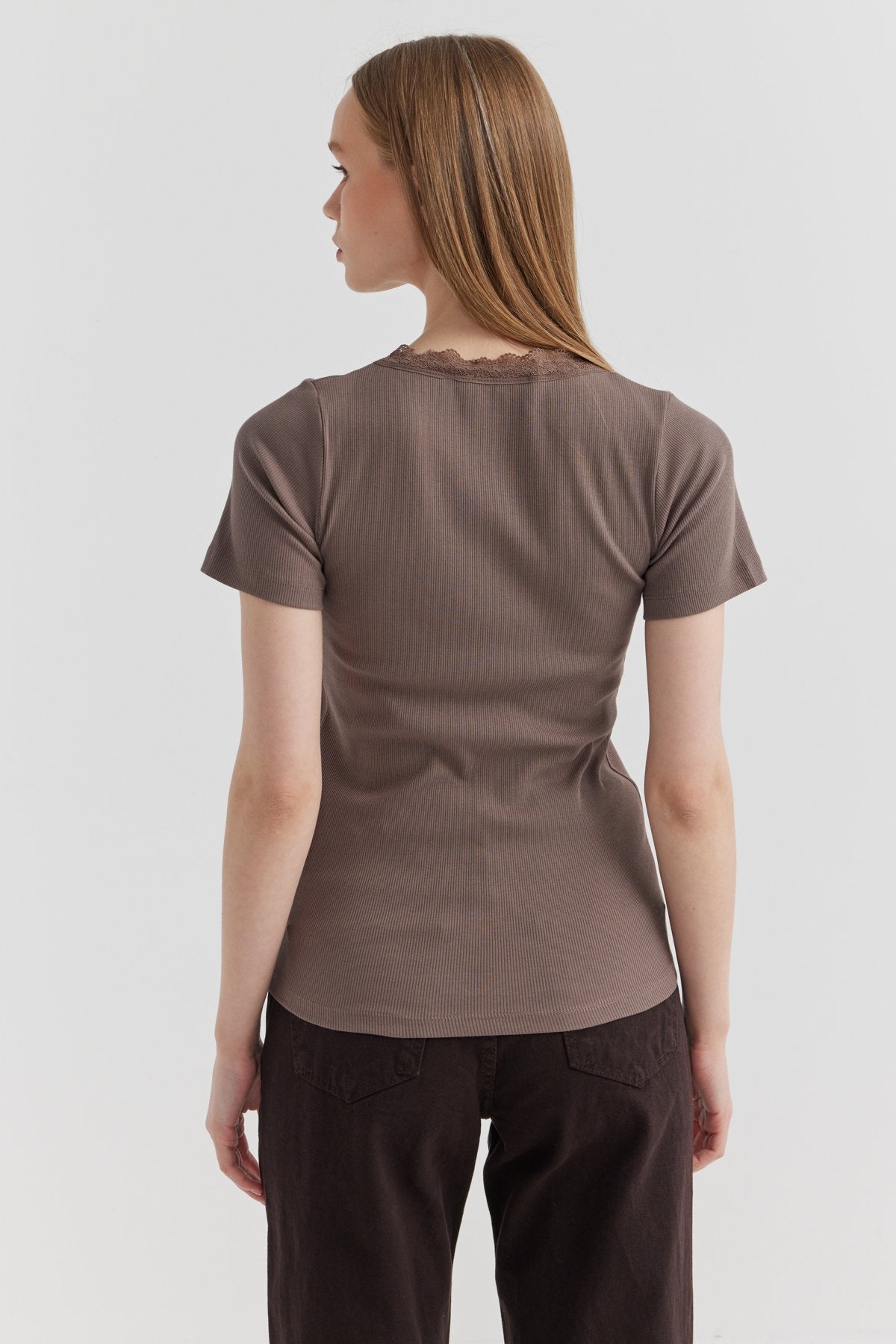 Women's Lace Detailed Collar Blouse