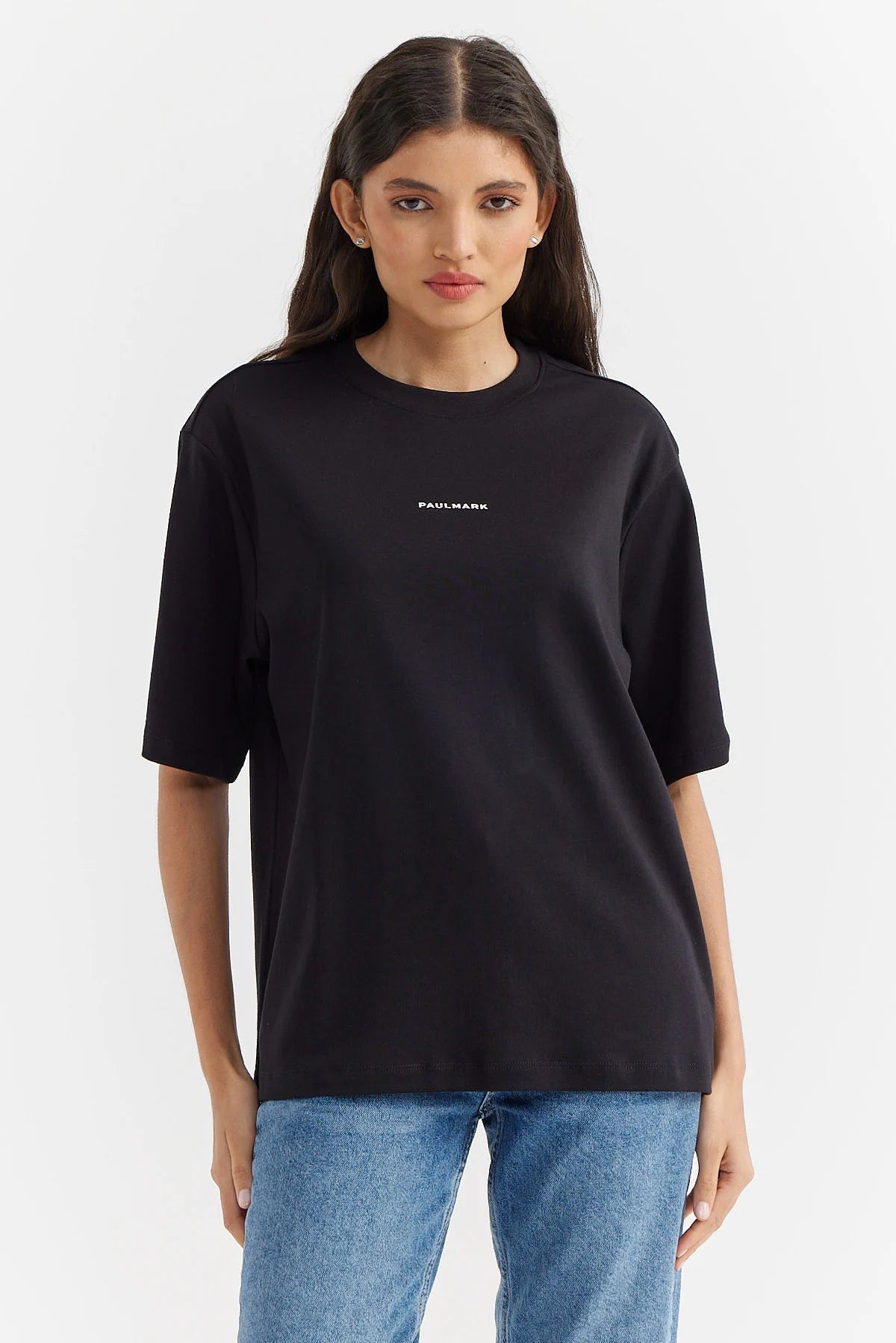 Kadın Paulmark Yazılı T-shirt
