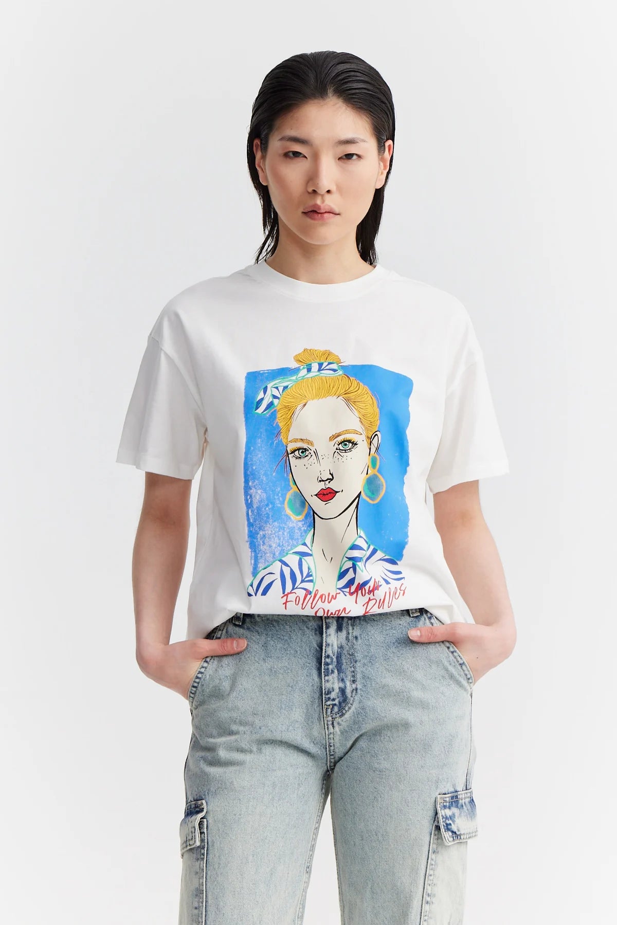 Kadın Baskılı T-shirt