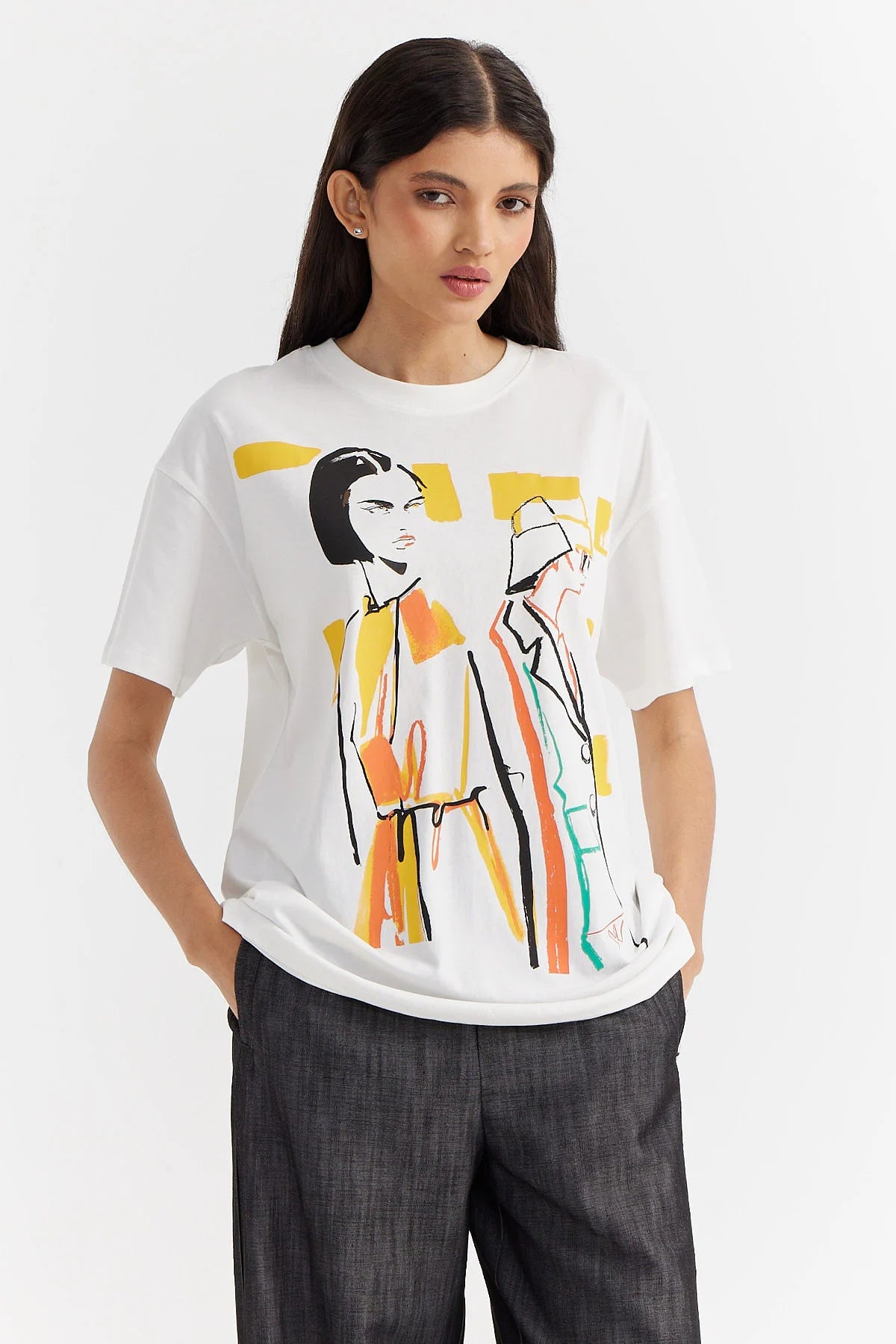 Kadın Baskılı T-shirt