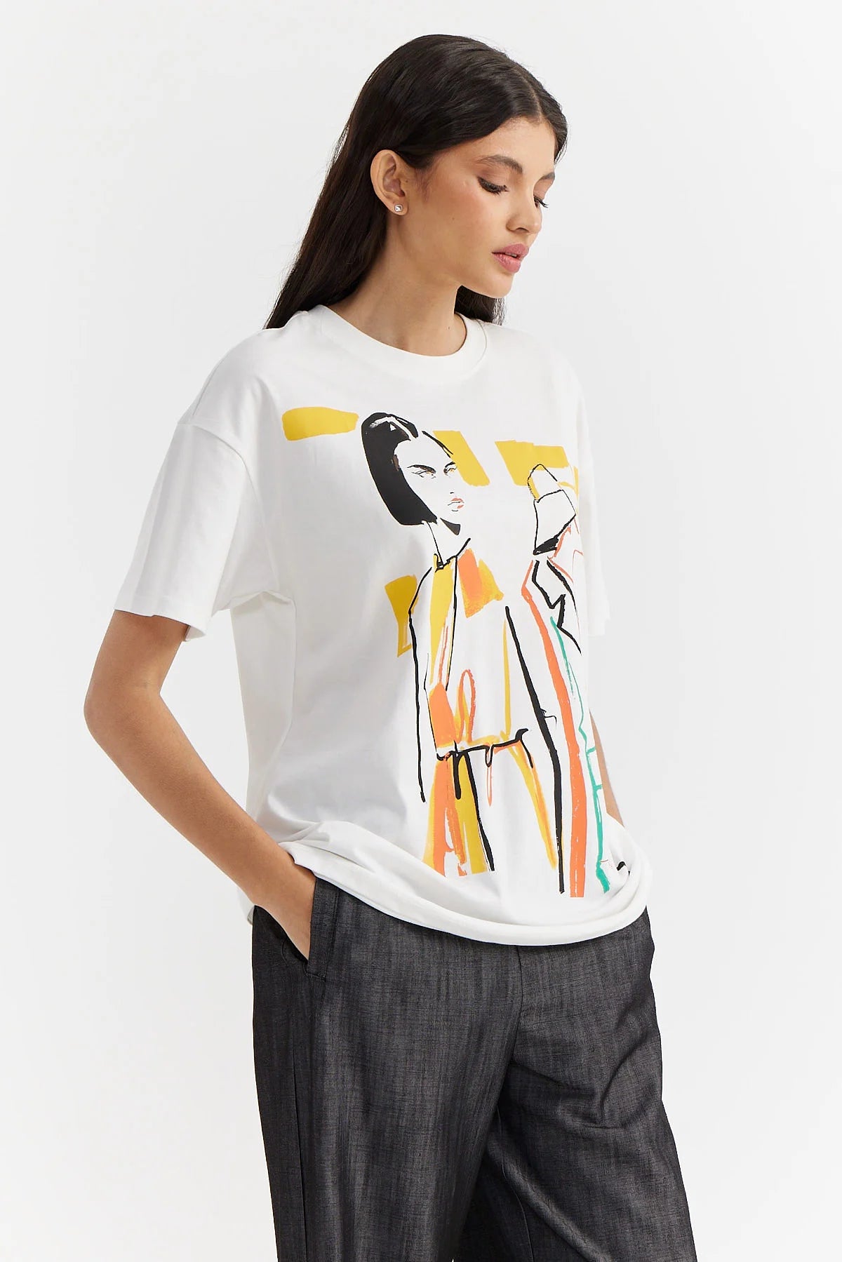 Kadın Baskılı T-shirt