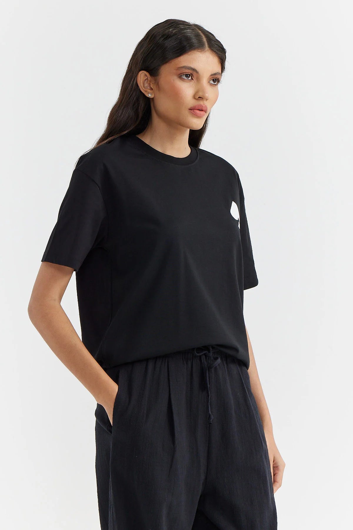 Kadın Basic Baskılı T-shirt