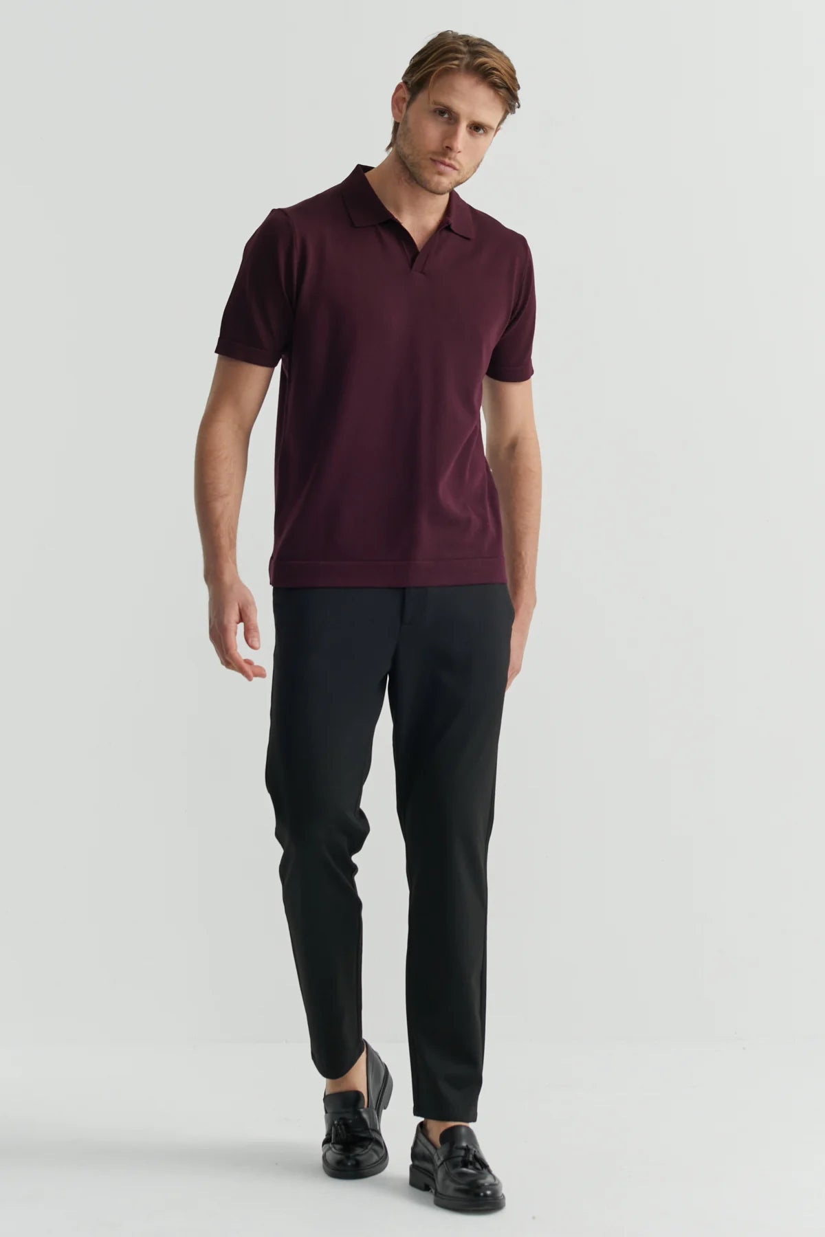 Erkek Polo Yaka Triko T-shirt