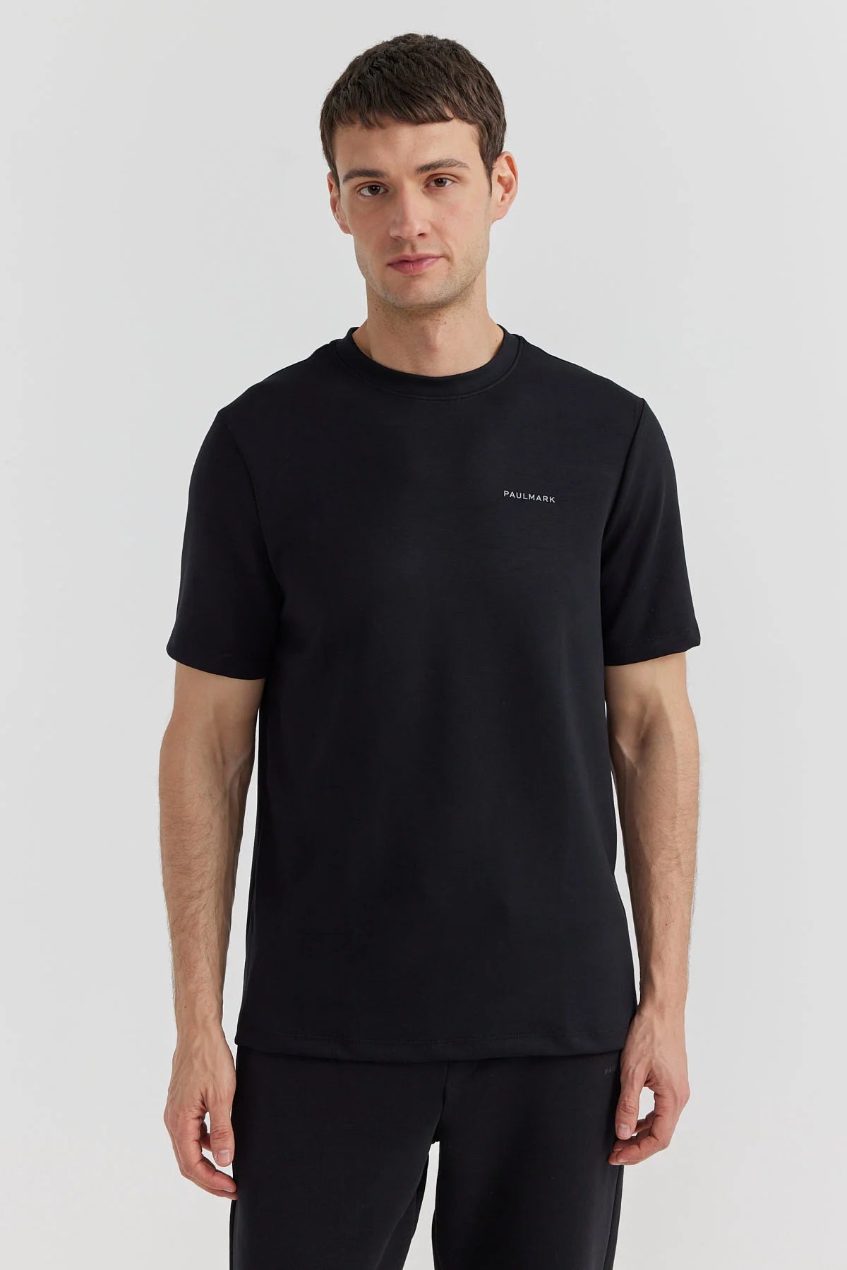 Erkek Yazılı Basic T-shirt