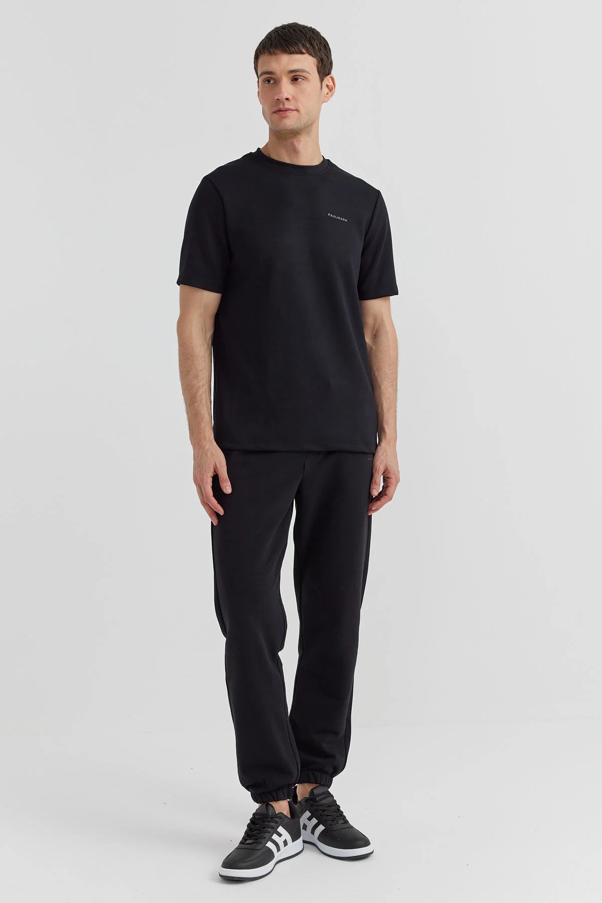 Erkek Yazılı Basic T-shirt