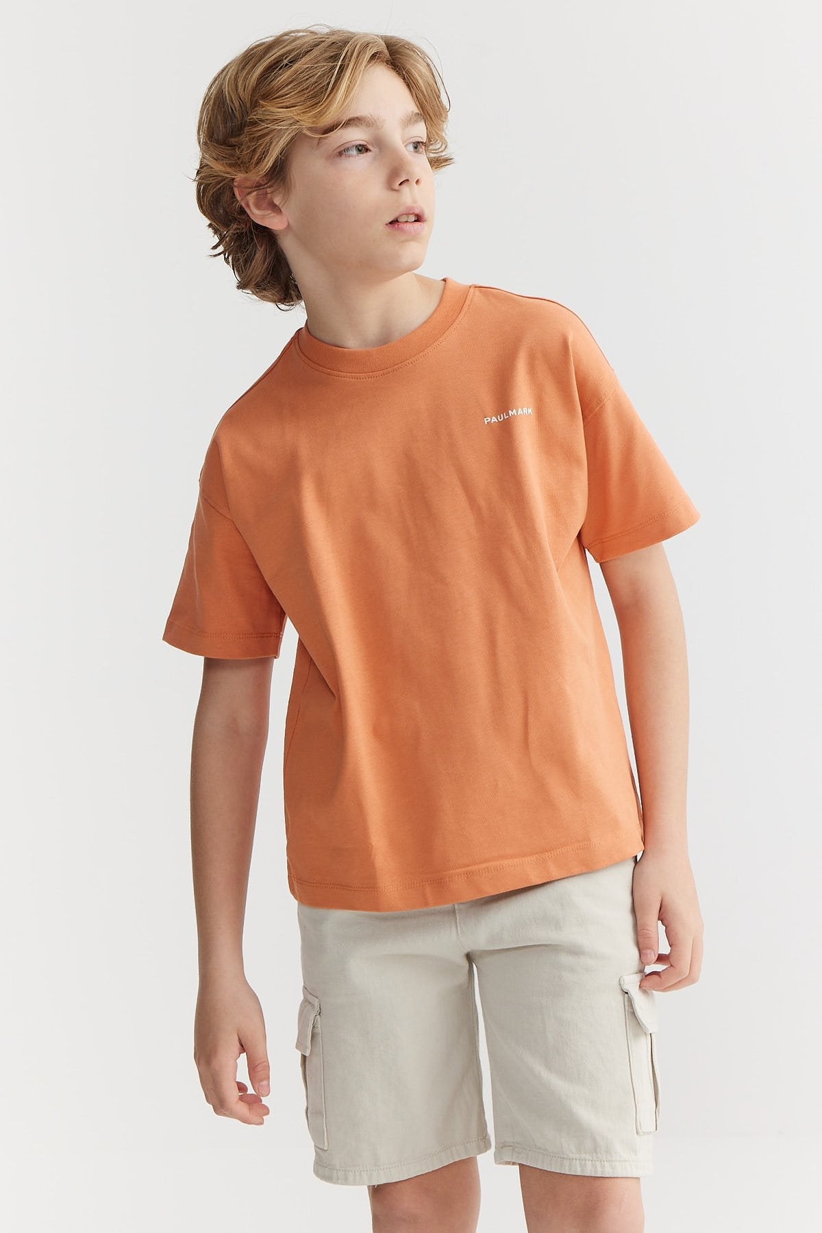 Boy's Paulmark Written Basic T-shirt