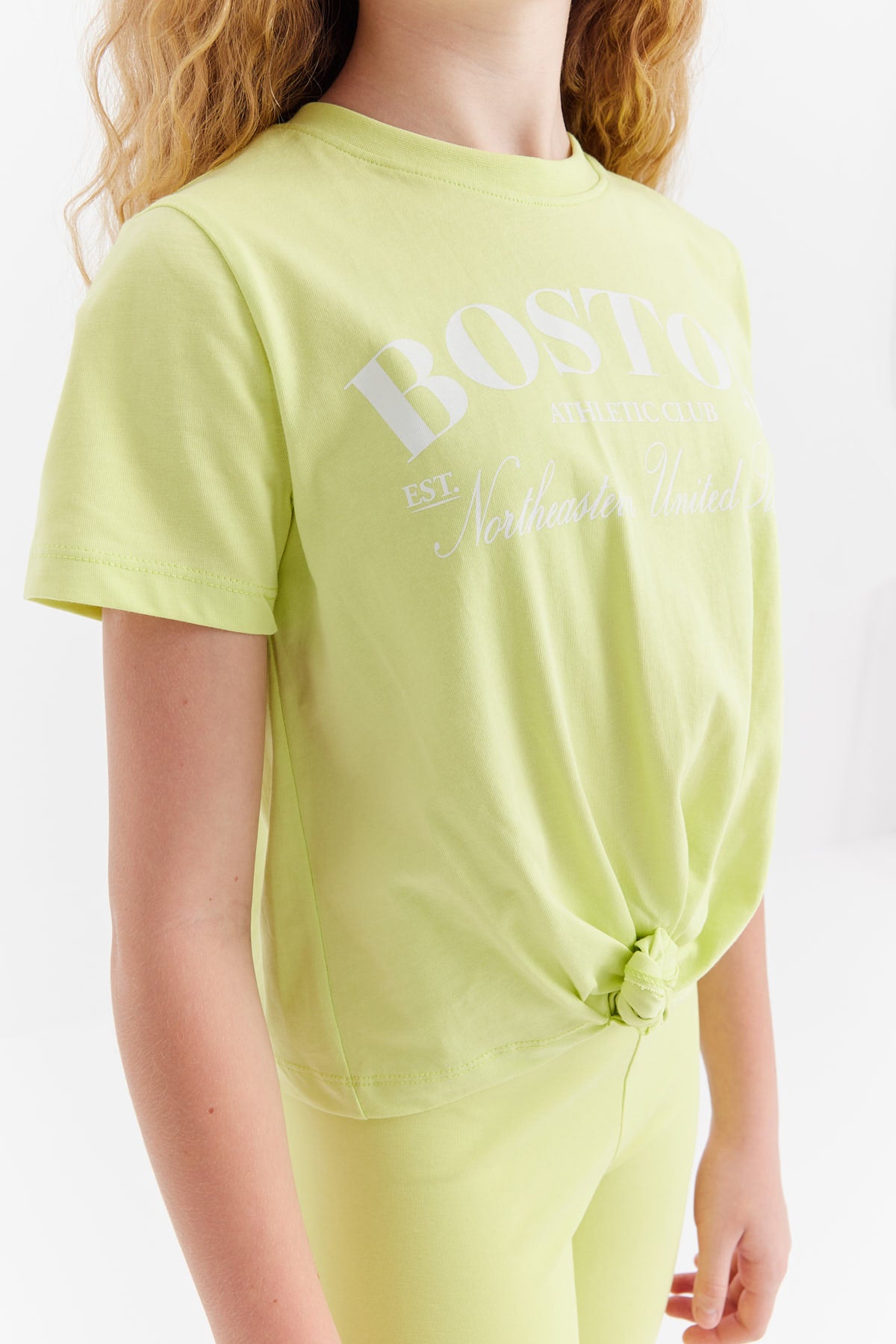 Girl's Tie Detail T-shirt