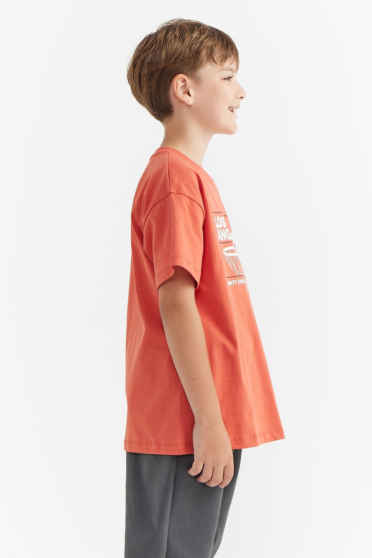 Boys' Basketball-Themed T-shirt