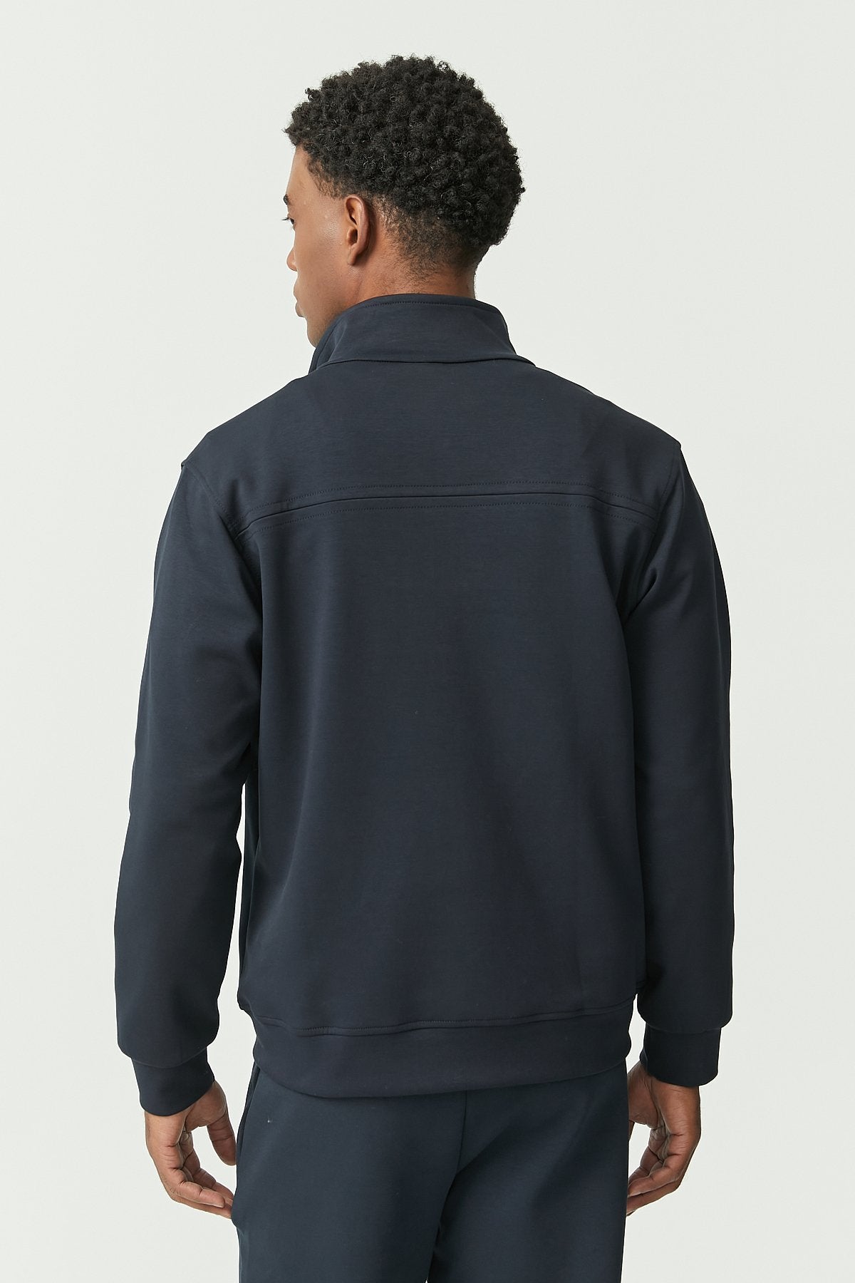 Zippered Thin Sweat Top