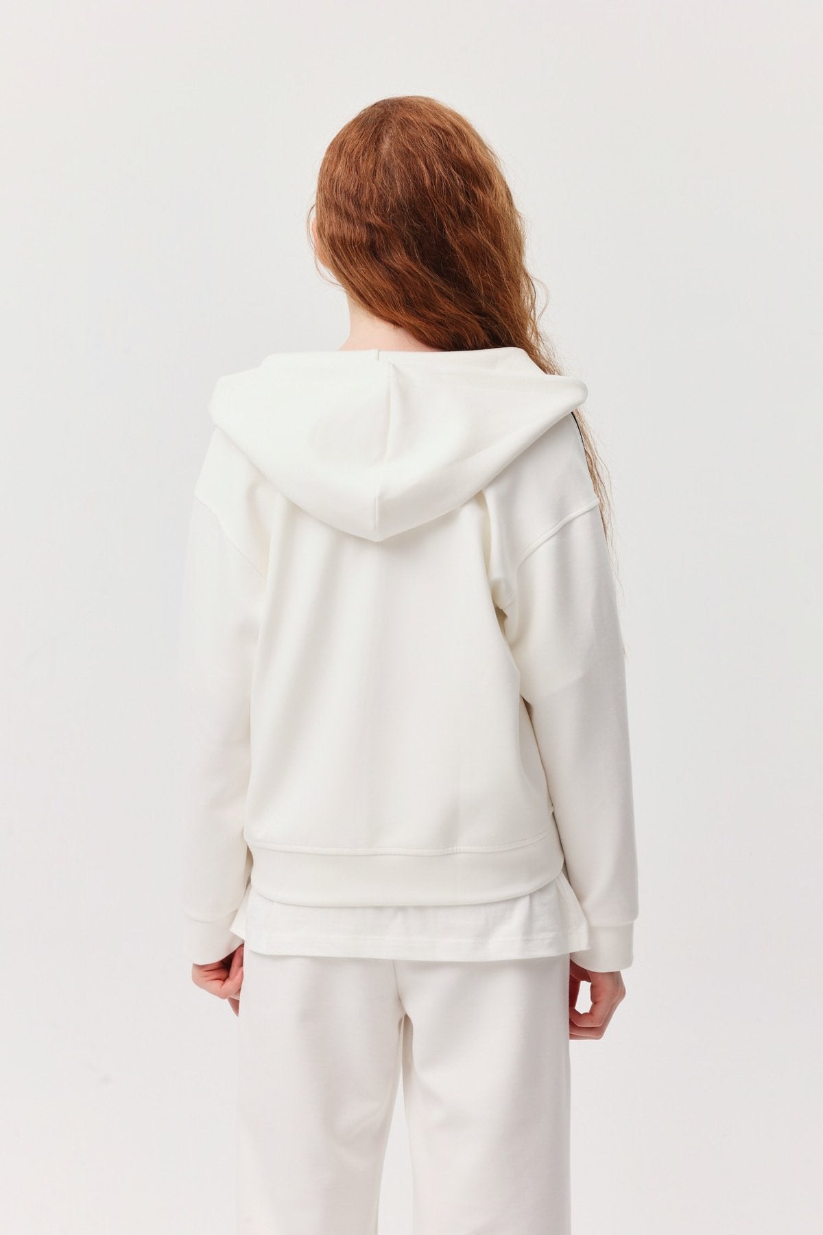 Girl's Zippered Sweat Top