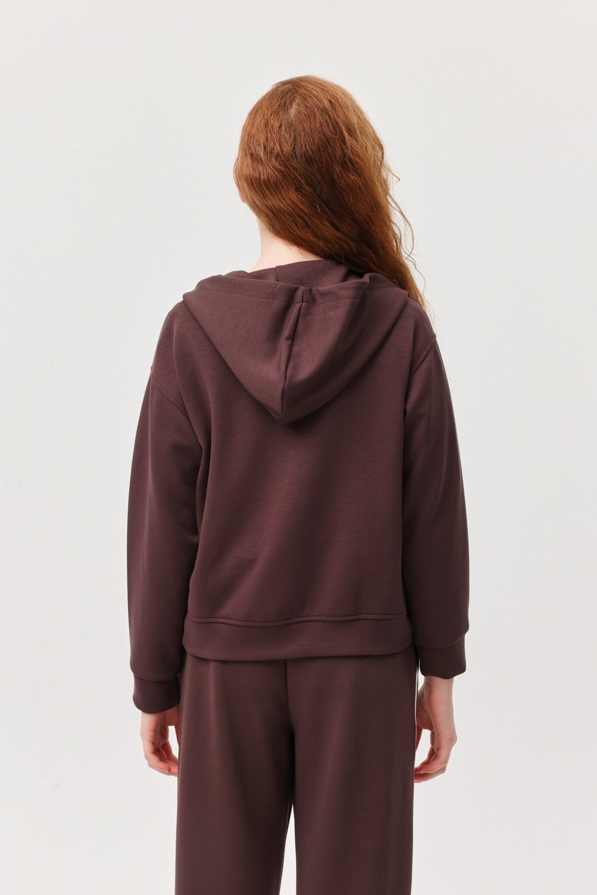 Girl's Zippered Sweat Top