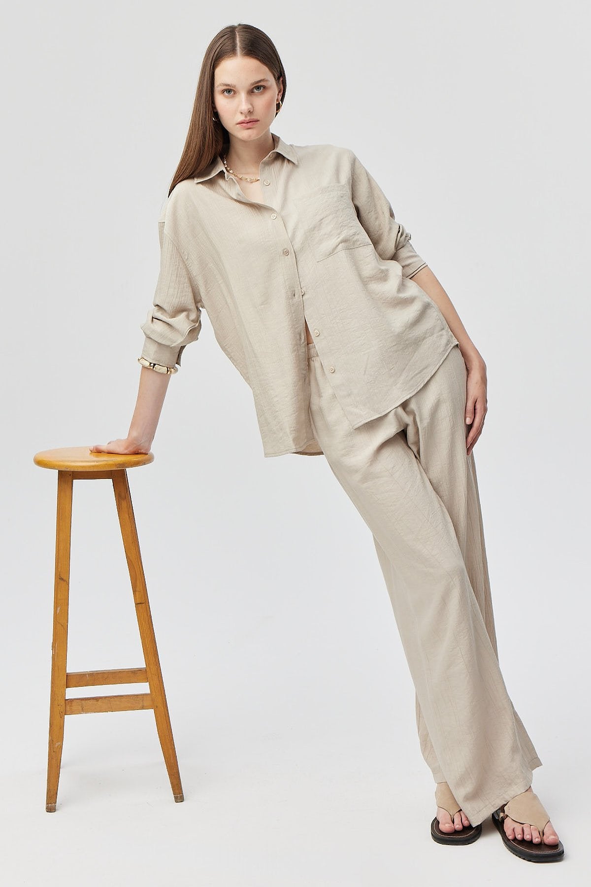 بنطلون نسائي برباط الخصر