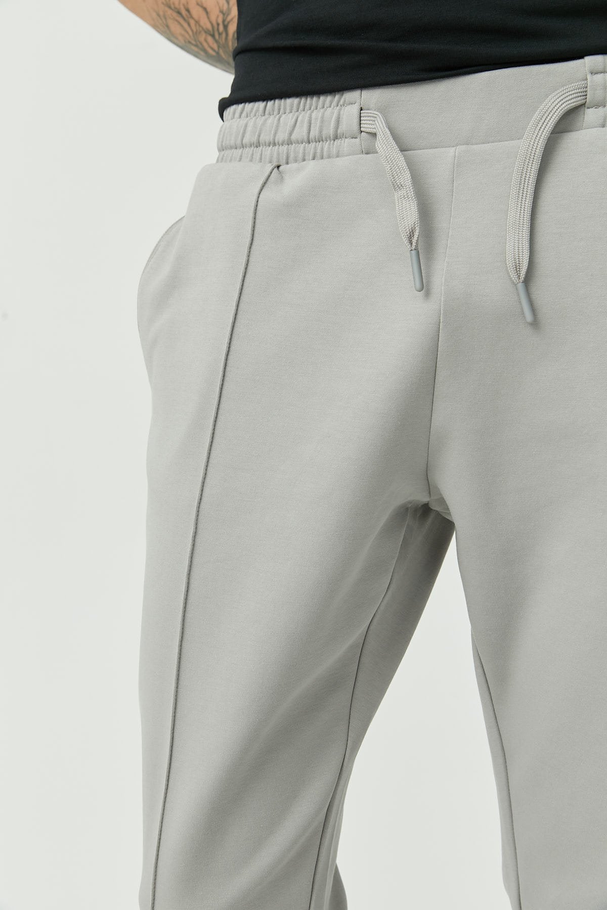 Tied Waist Sweat Pants