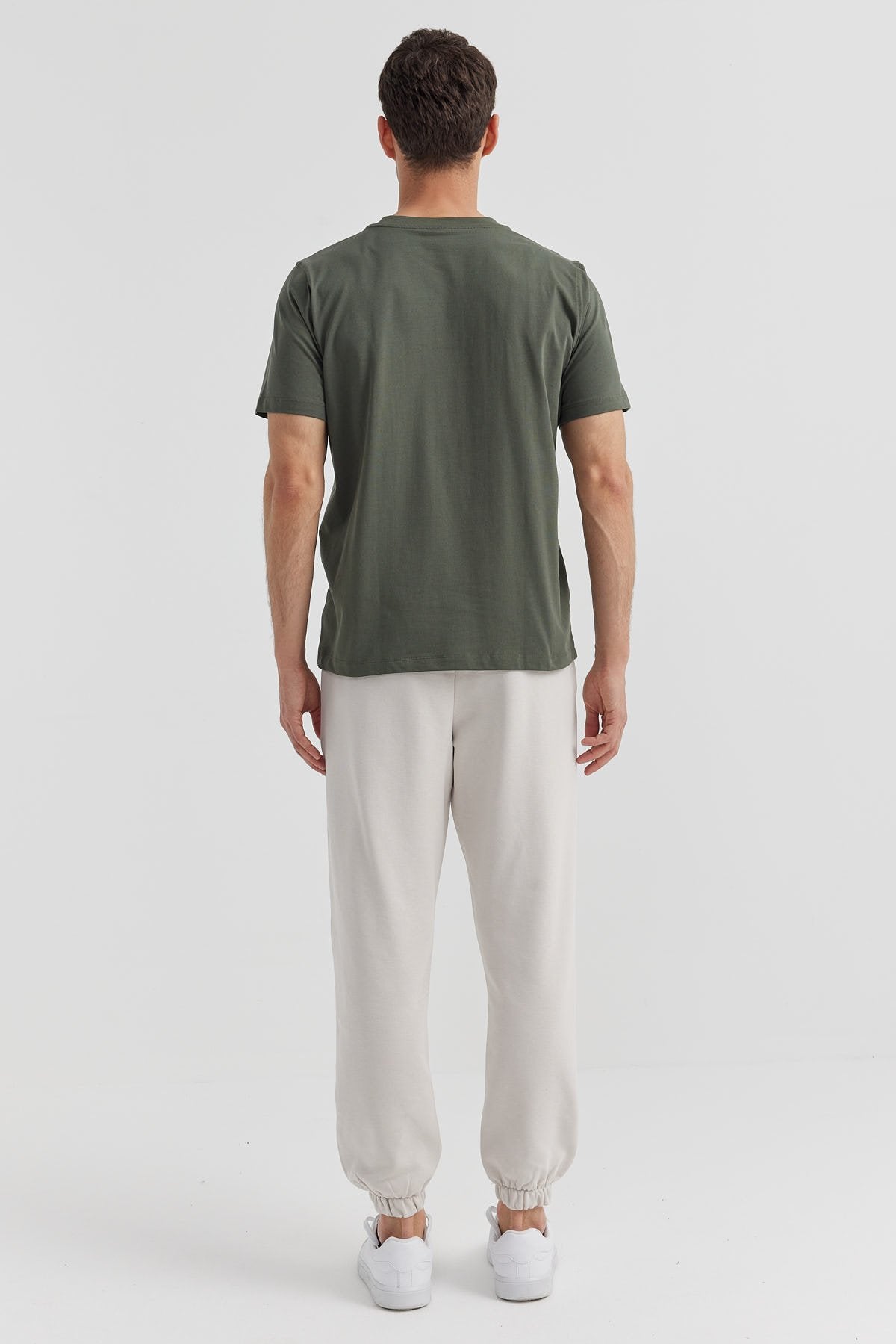 Men's Elastic Waistband Sweat Bottom