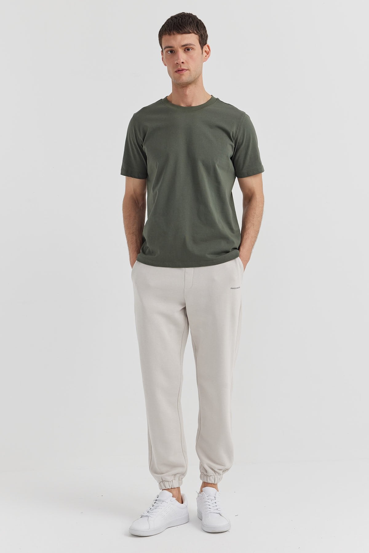 Men's Elastic Waistband Sweat Bottom