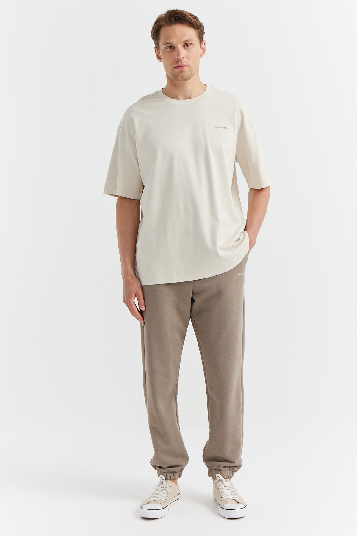 Men's Elastic Waistband Sweat Bottom