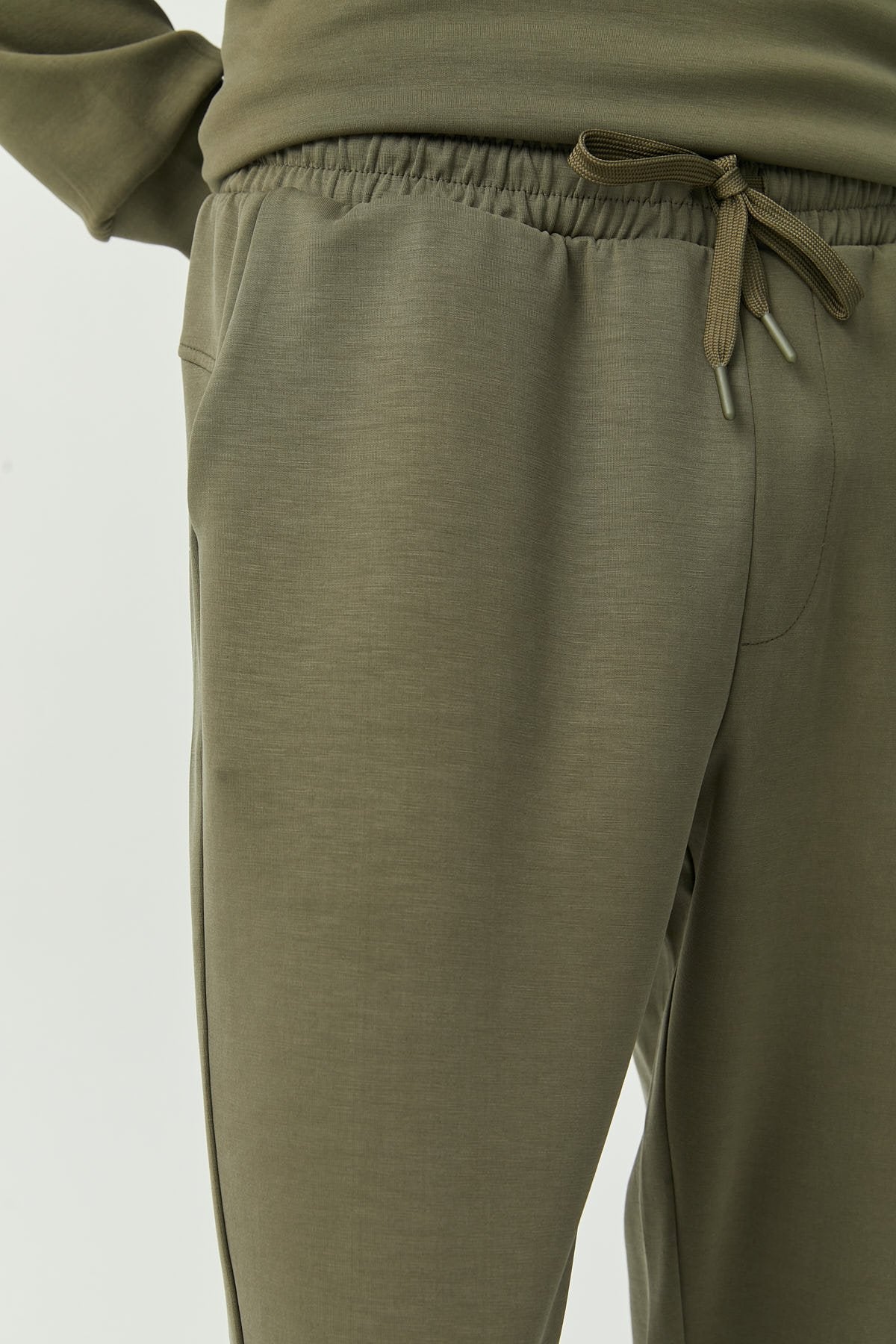 Men's Tied Waist Sweat Bottom