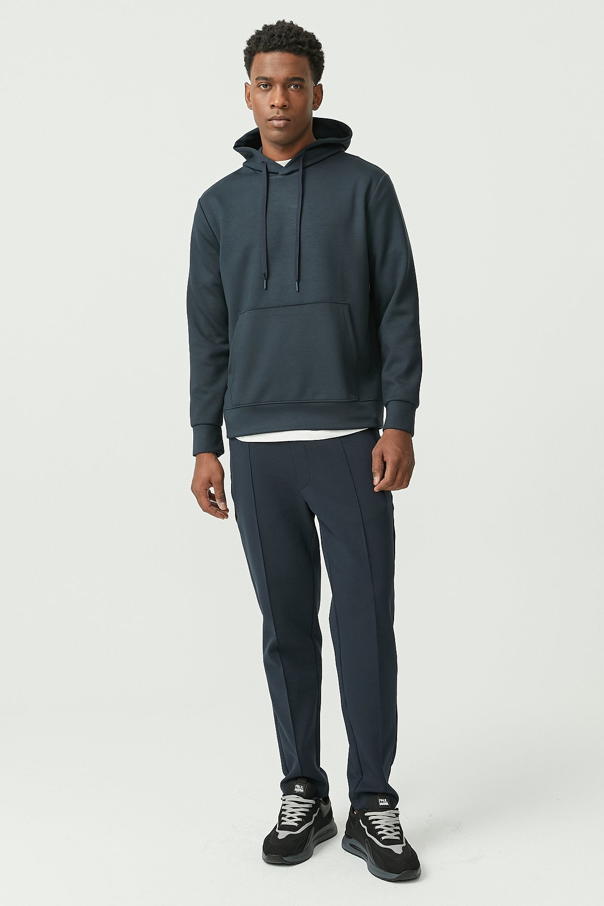 Sweat Pants with Front Stitching Detail
