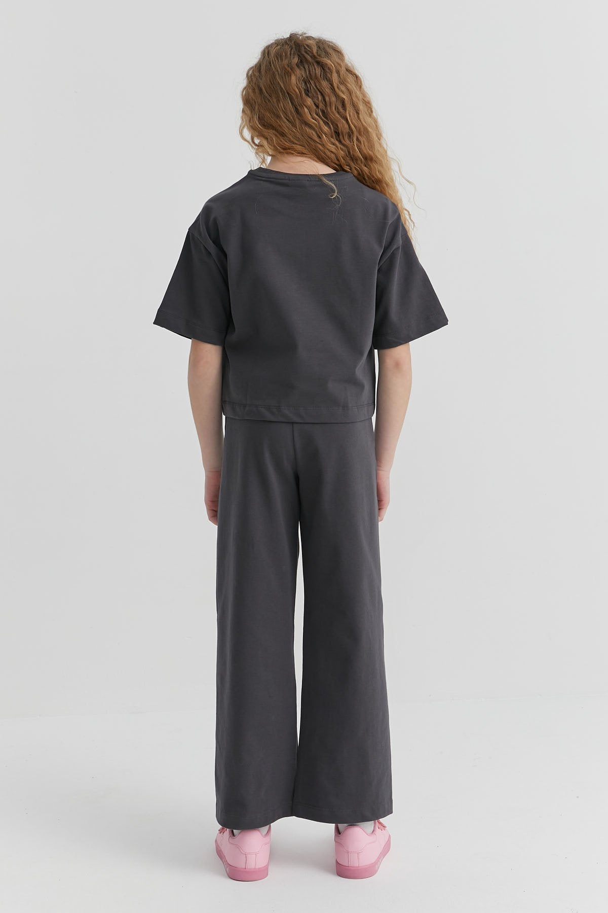 Girl's Elastic Waist Sweat Bottom