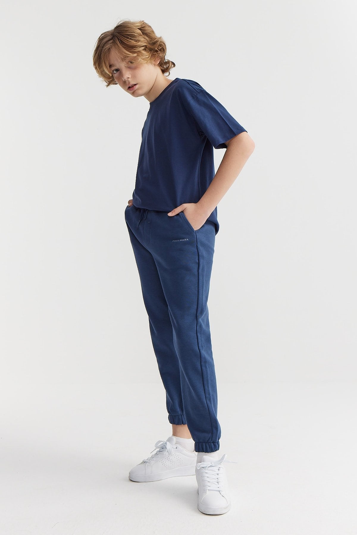 Boy's Waist-Tied Sweat Bottom