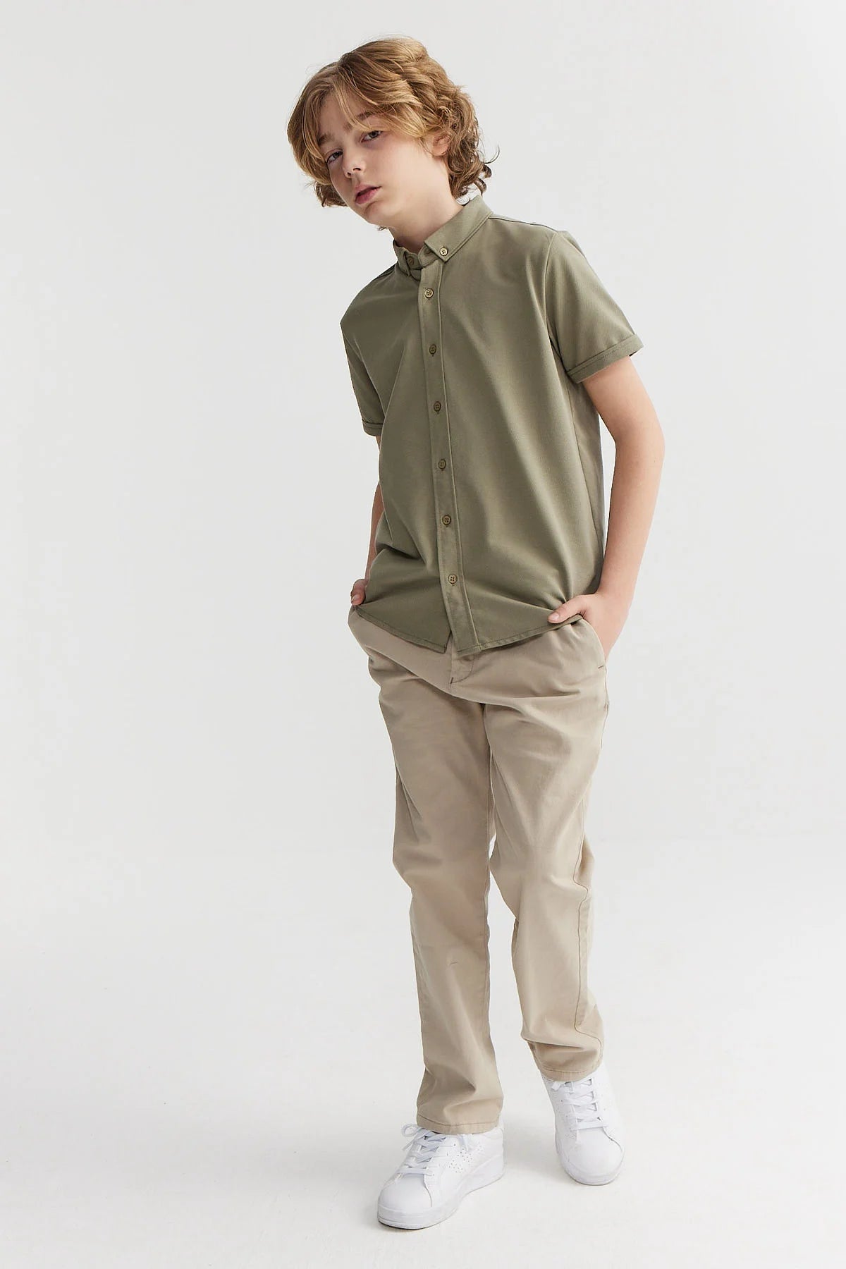 Erkek Çocuk Chino Pantolon