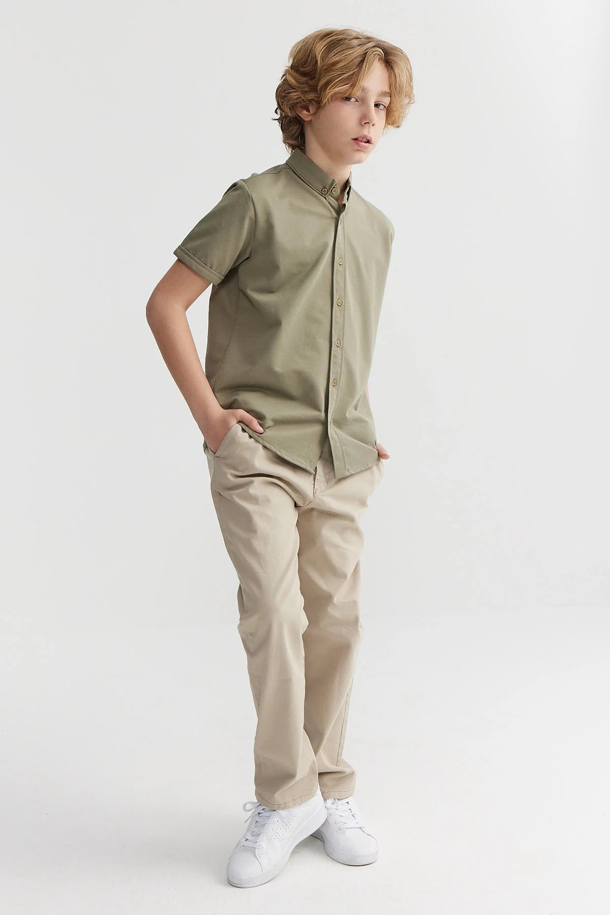 Erkek Çocuk Chino Pantolon