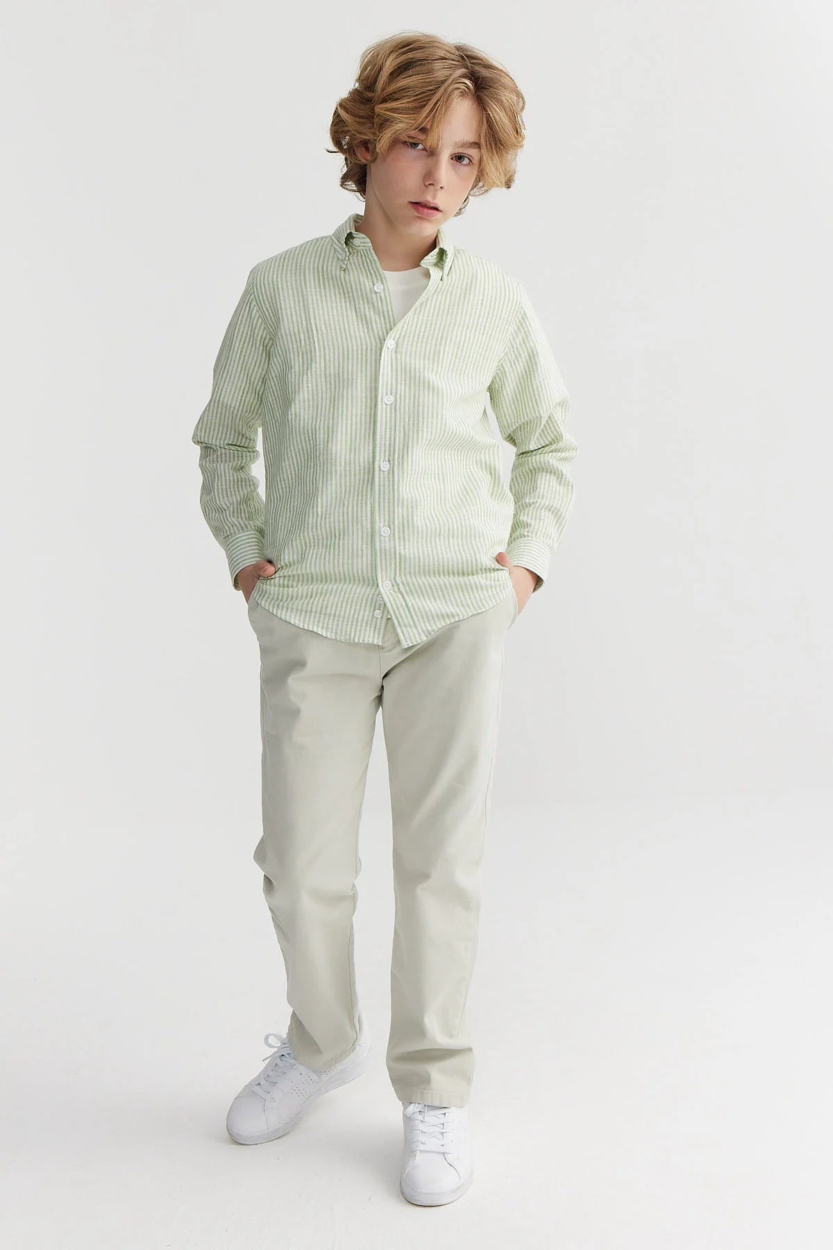 Erkek Çocuk Chino Pantolon