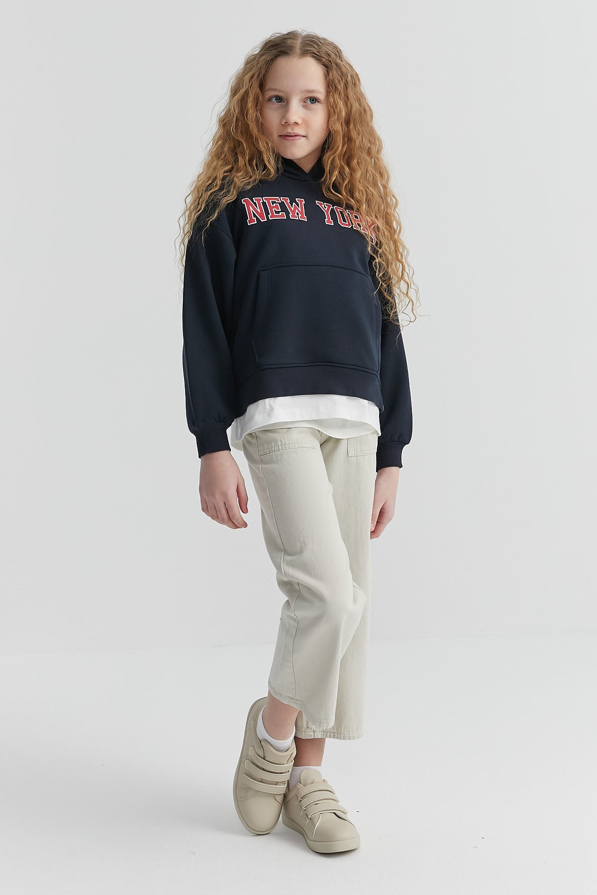 Girl's Wide Leg Short Trousers