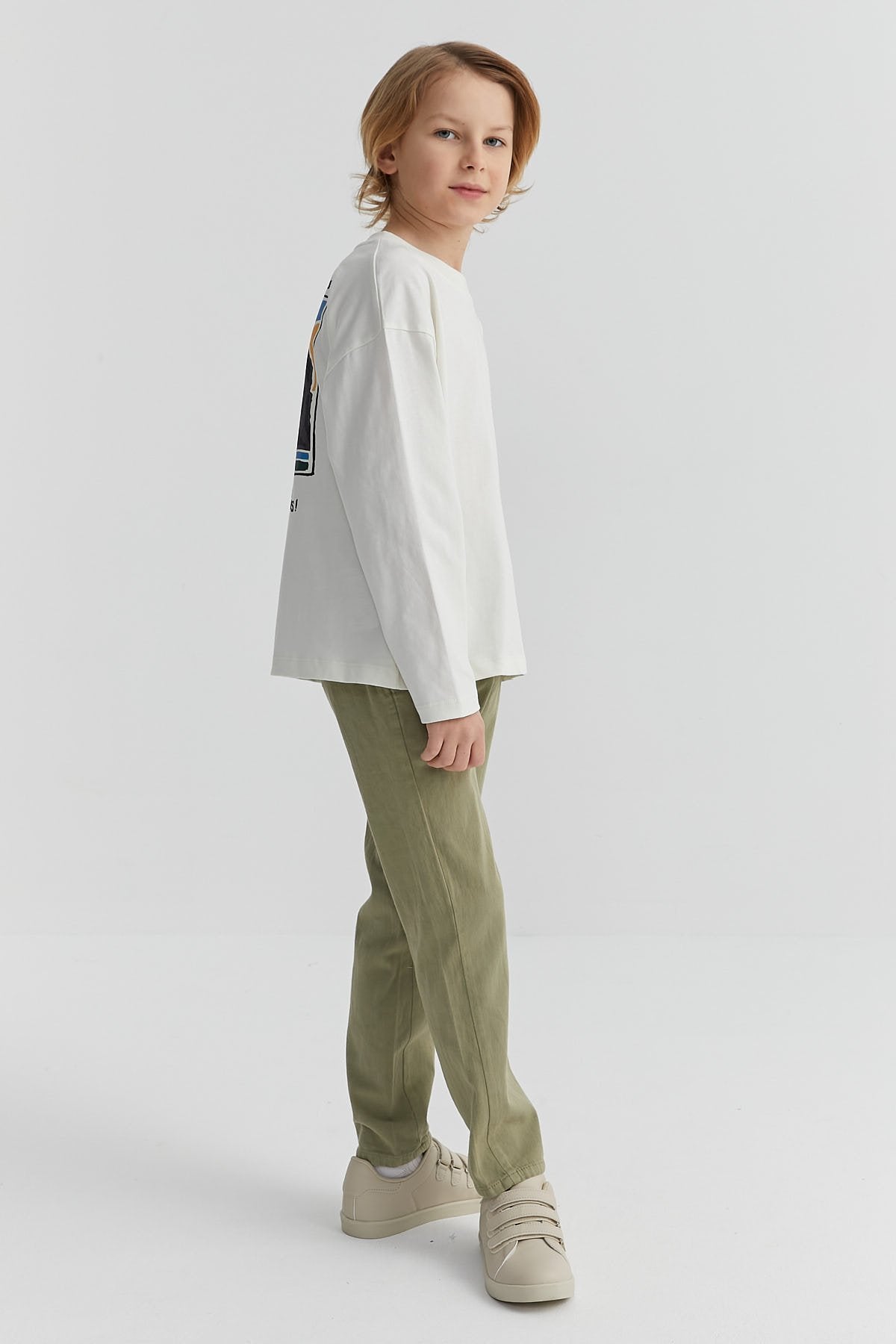 Boys' Tied Waist Jogger Trousers