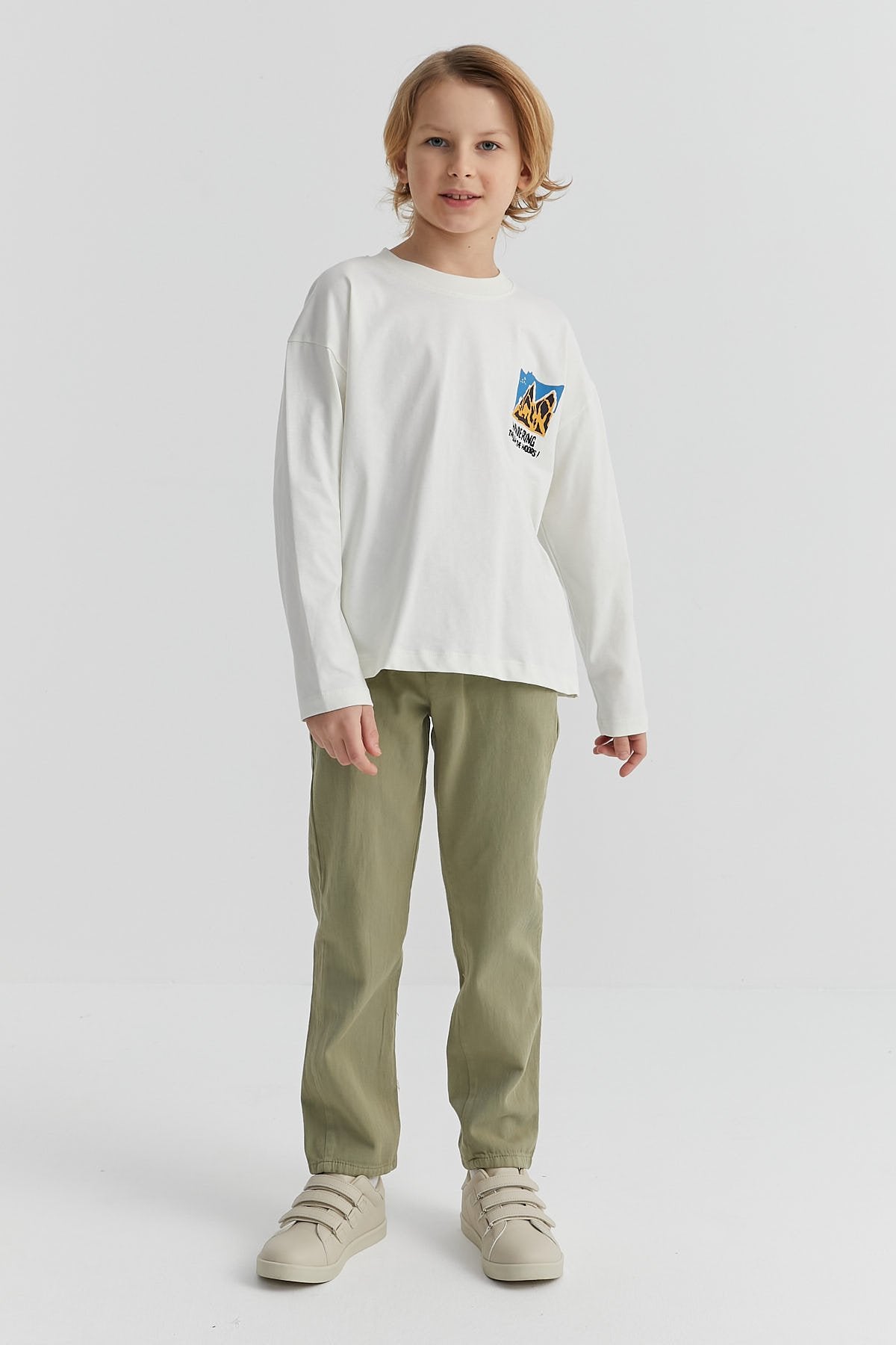 Boys' Tied Waist Jogger Trousers